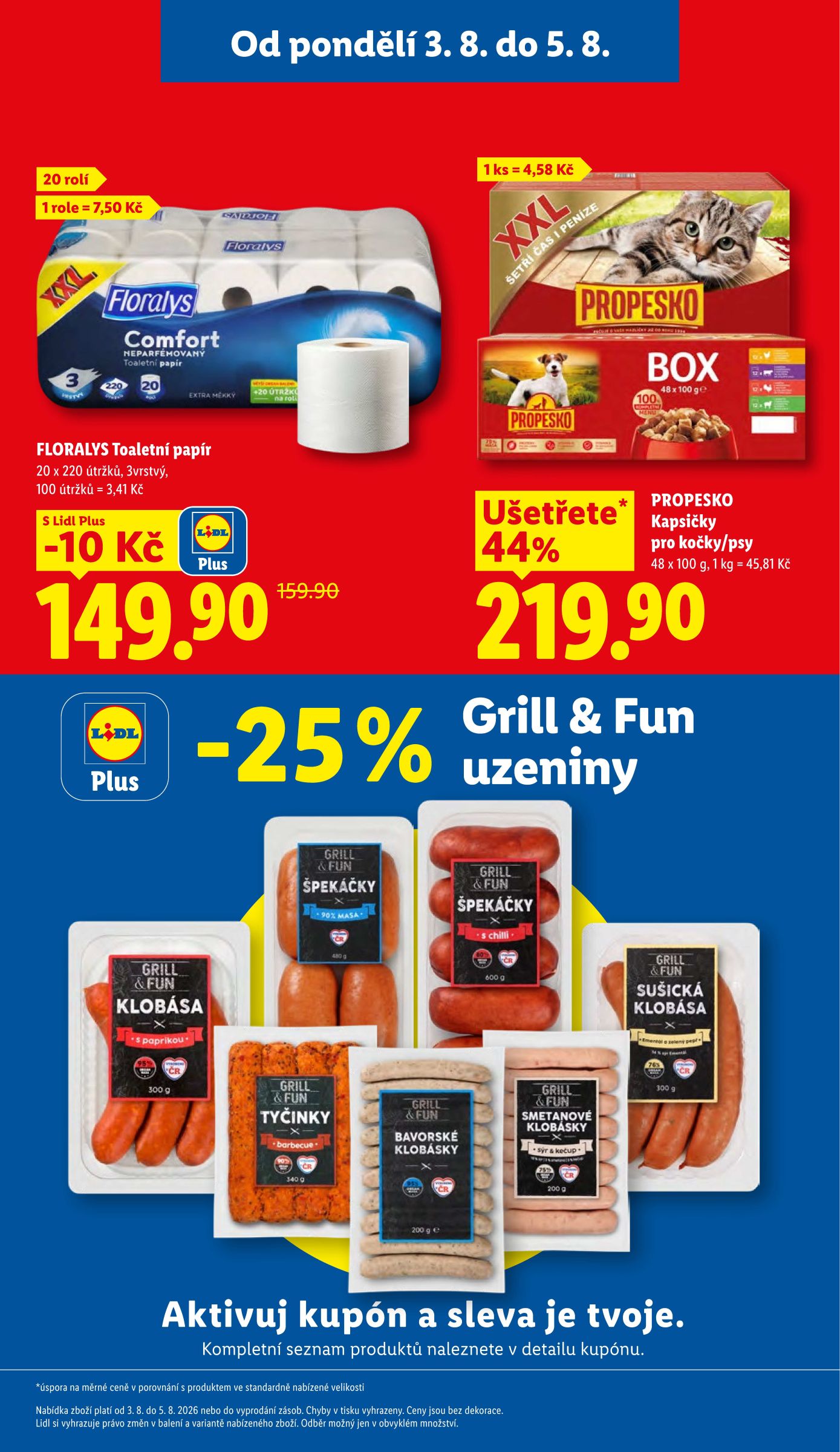lidl - Lidl leták na příští týden od pondělí 03.08.2026 do neděle 09.08.2026 - page: 3