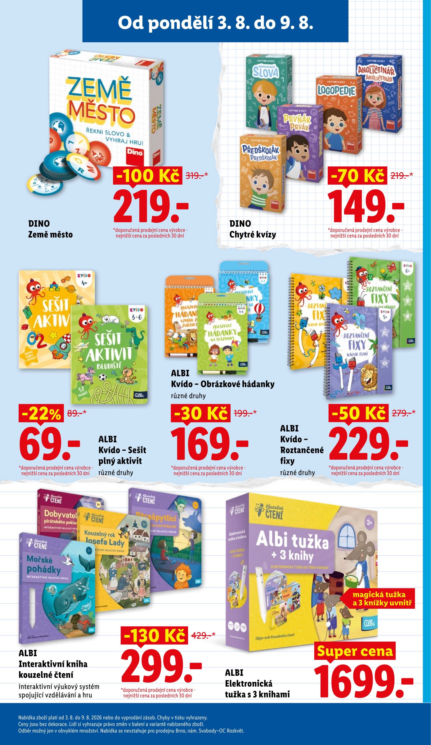 lidl - Lidl - Spotřební zboží leták na příští týden od pondělí 03.08.2026 do neděle 09.08.2026 - page: 9