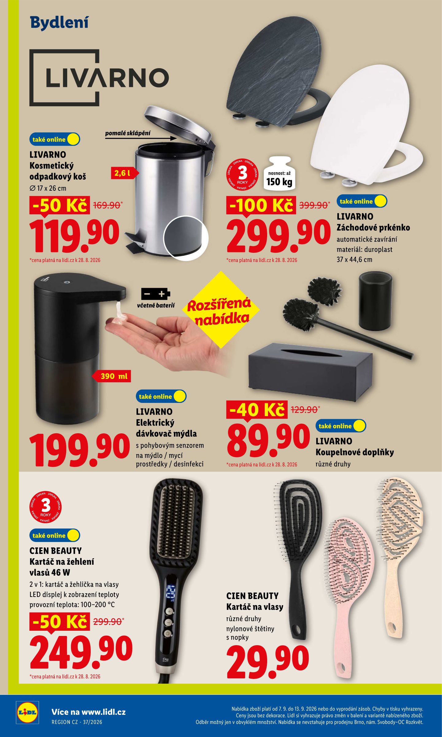lidl - Lidl - Spotřební zboží leták na příští týden od pondělí 07.09.2026 do neděle 13.09.2026 - page: 4