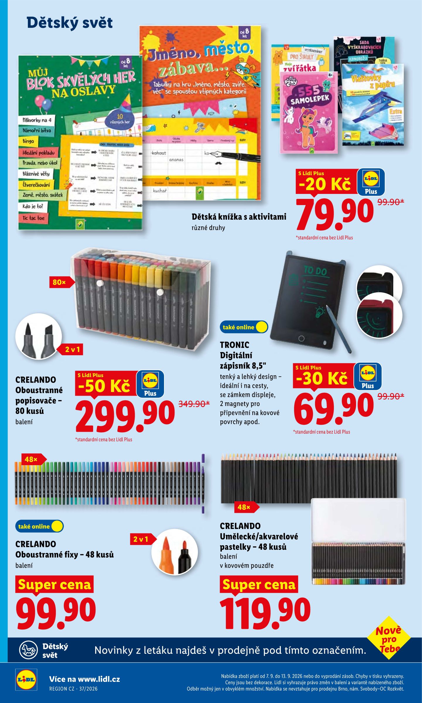 lidl - Lidl leták na příští týden od pondělí 07.09.2026 do středy 09.09.2026 - page: 38