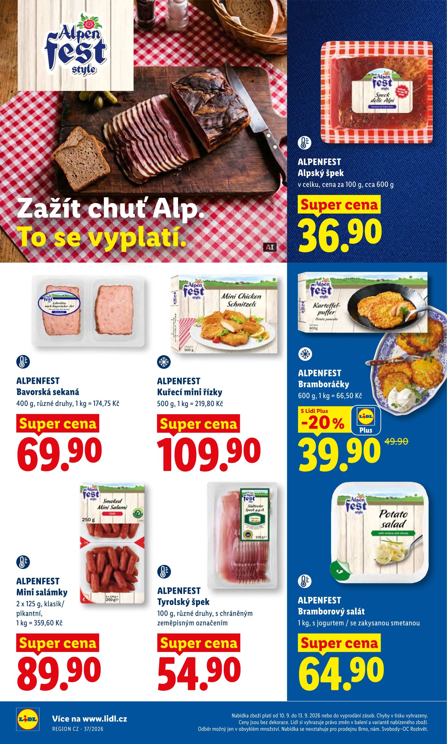 lidl - Aktuální Lidl leták platný od čtvrtka 10.09.2026 do neděle 13.09.2026 - page: 22