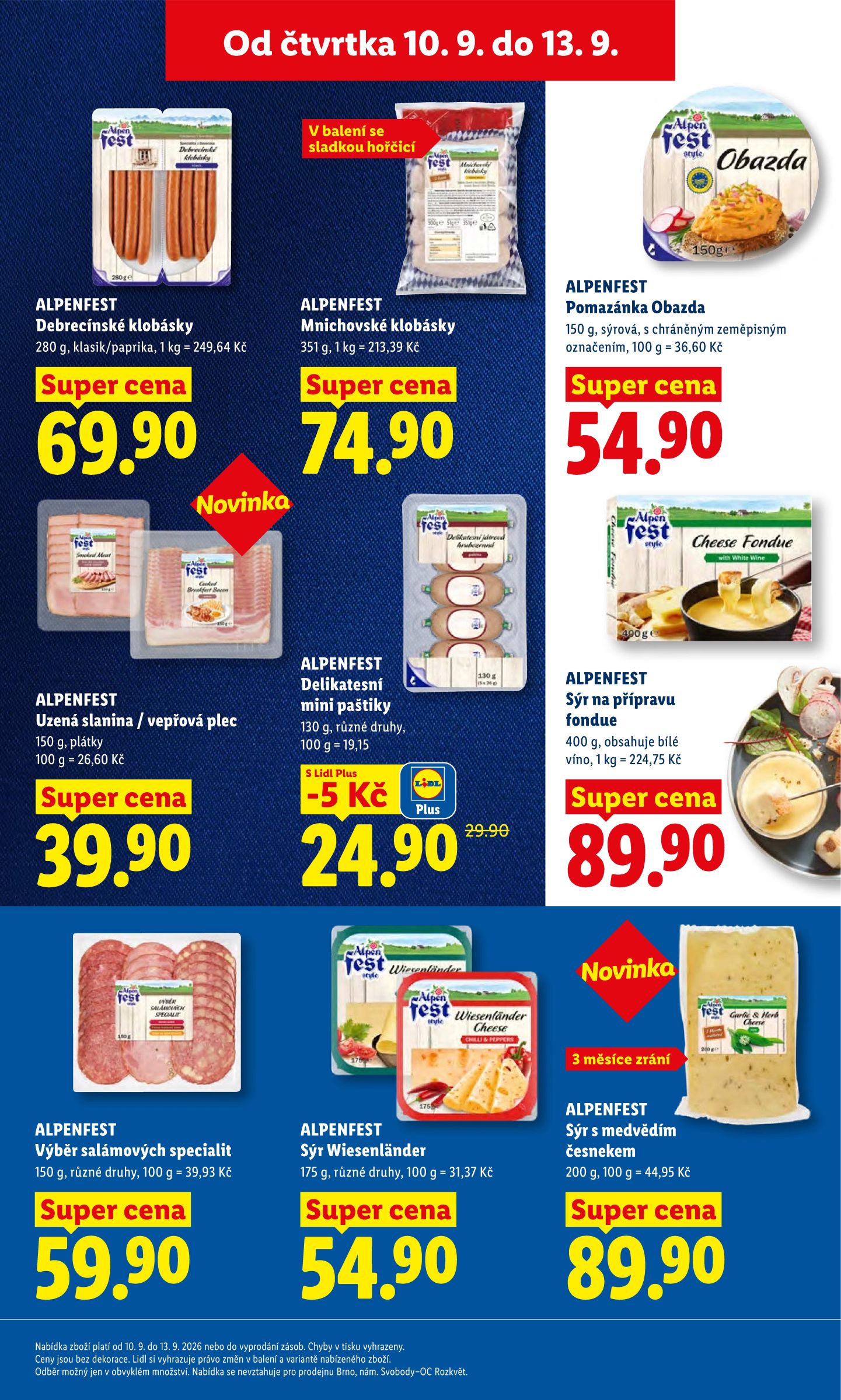 lidl - Aktuální Lidl leták platný od čtvrtka 10.09.2026 do neděle 13.09.2026 - page: 25