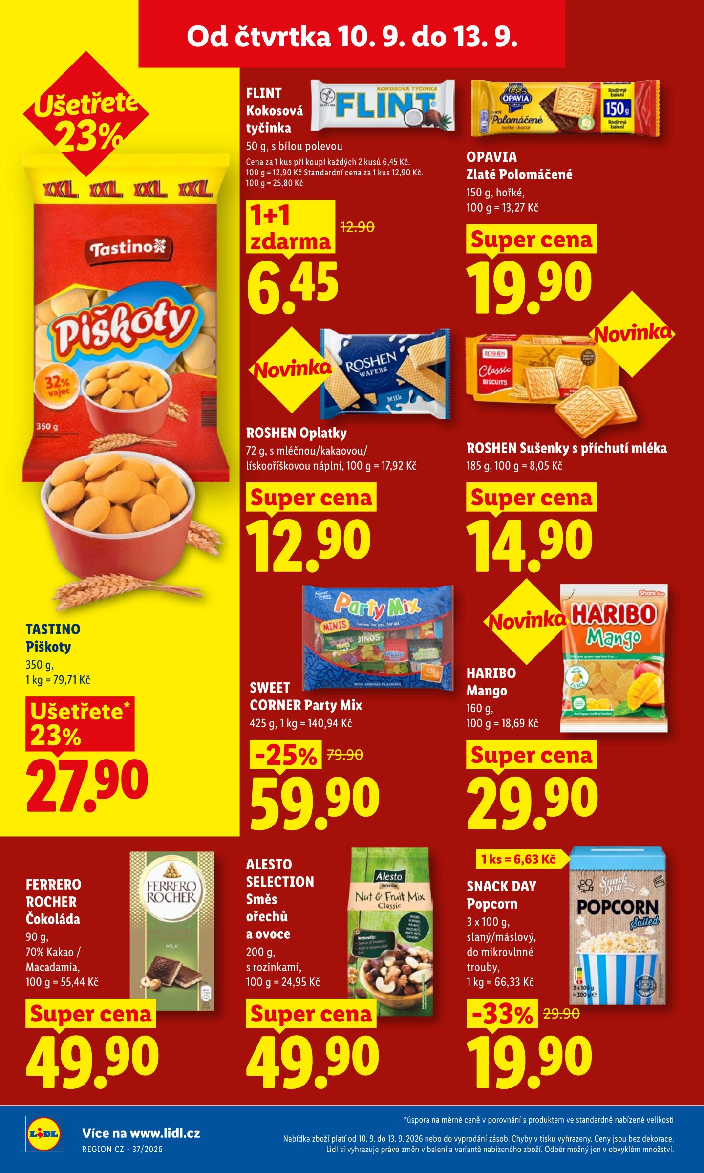 lidl - Aktuální Lidl leták platný od čtvrtka 10.09.2026 do neděle 13.09.2026 - page: 26