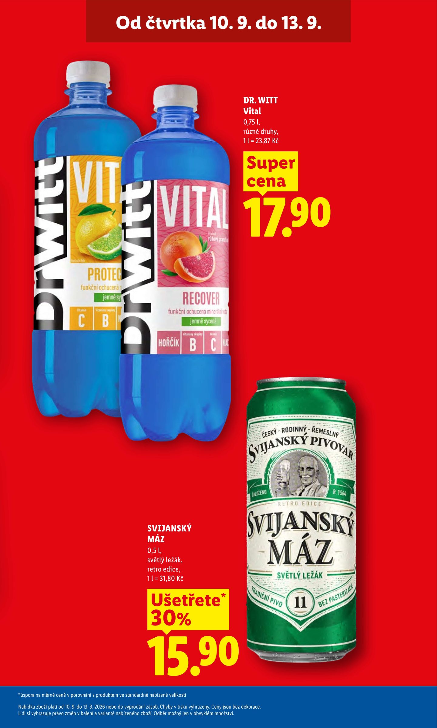 lidl - Aktuální Lidl leták platný od čtvrtka 10.09.2026 do neděle 13.09.2026 - page: 9