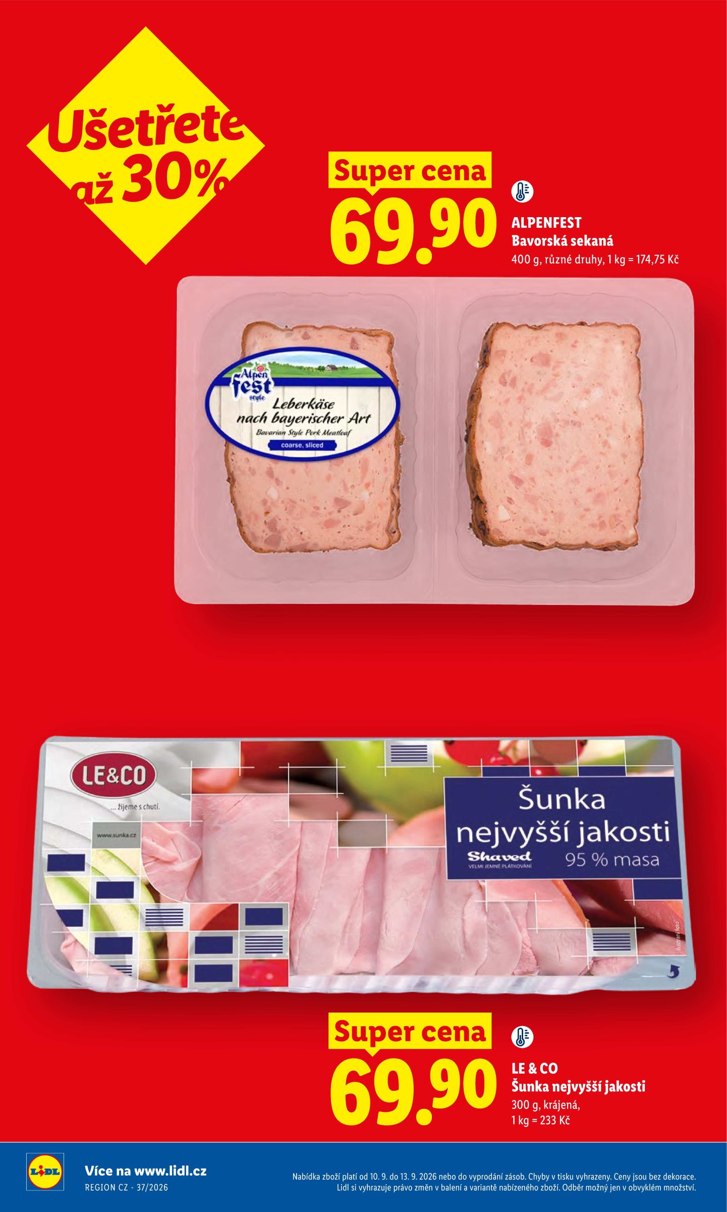 lidl - Aktuální Lidl leták platný od čtvrtka 10.09.2026 do neděle 13.09.2026 - page: 8