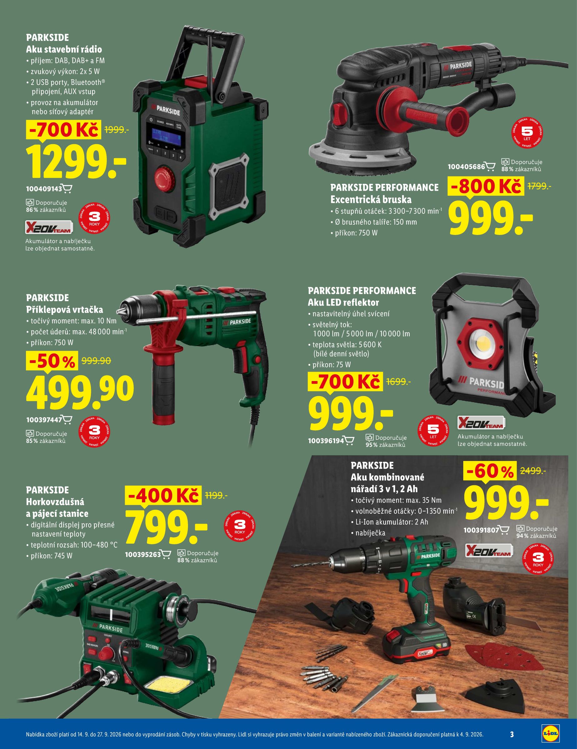 lidl - Lidl - Online magazín leták na příští týden od pondělí 14.09.2026 do neděle 27.09.2026 - page: 3