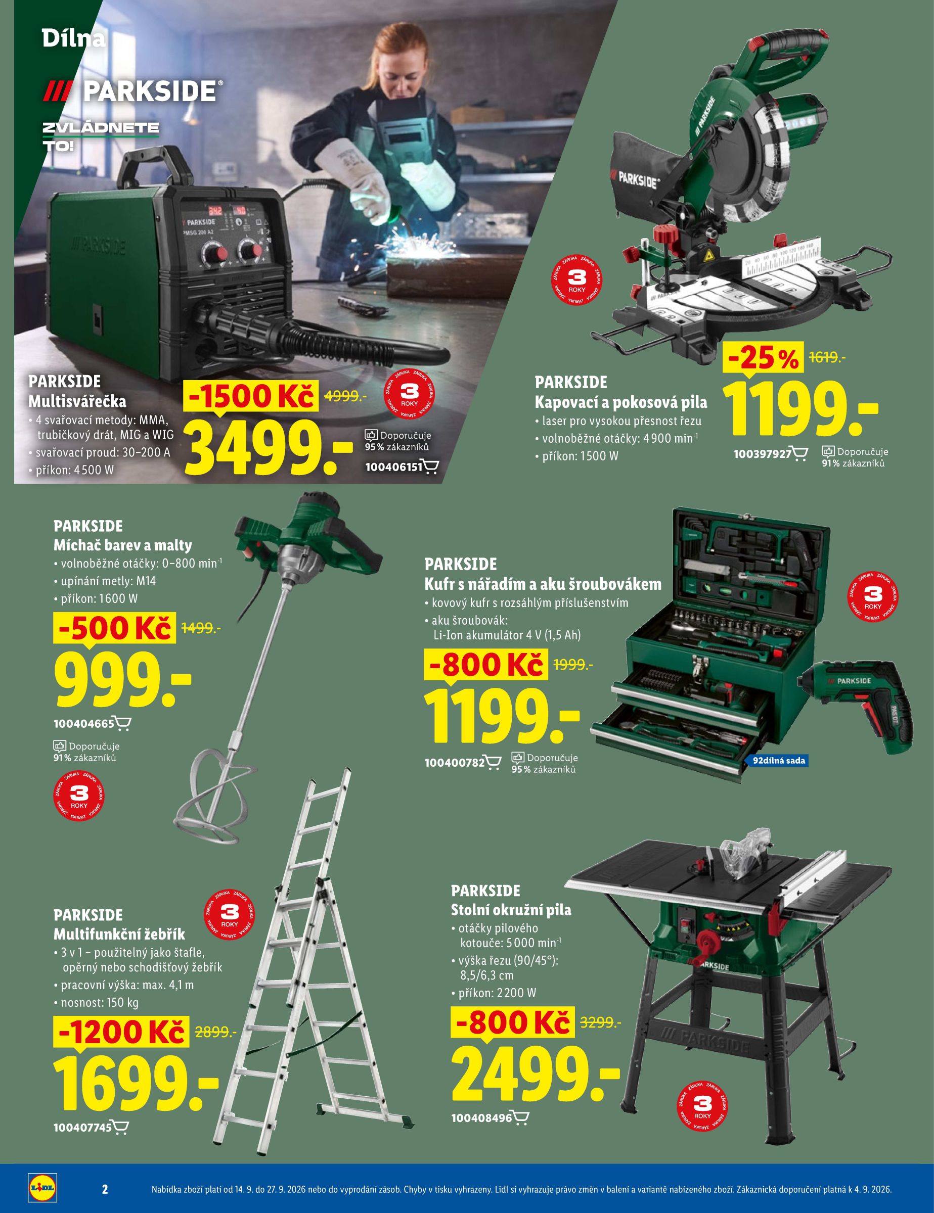 lidl - Lidl - Online magazín leták na příští týden od pondělí 14.09.2026 do neděle 27.09.2026 - page: 2