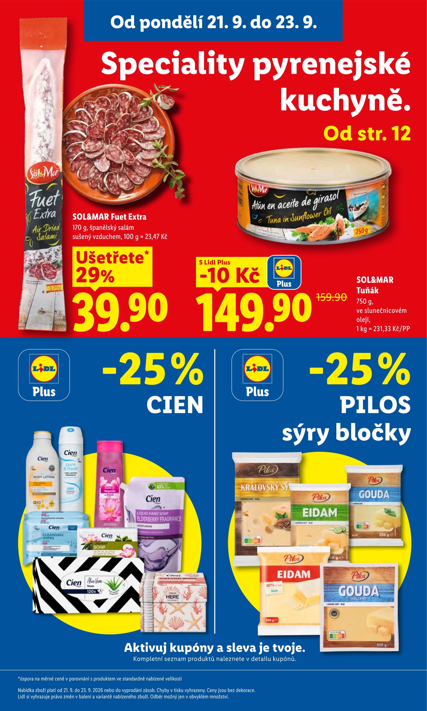lidl - Lidl leták na příští týden od pondělí 21.09.2026 do středy 23.09.2026 - page: 3
