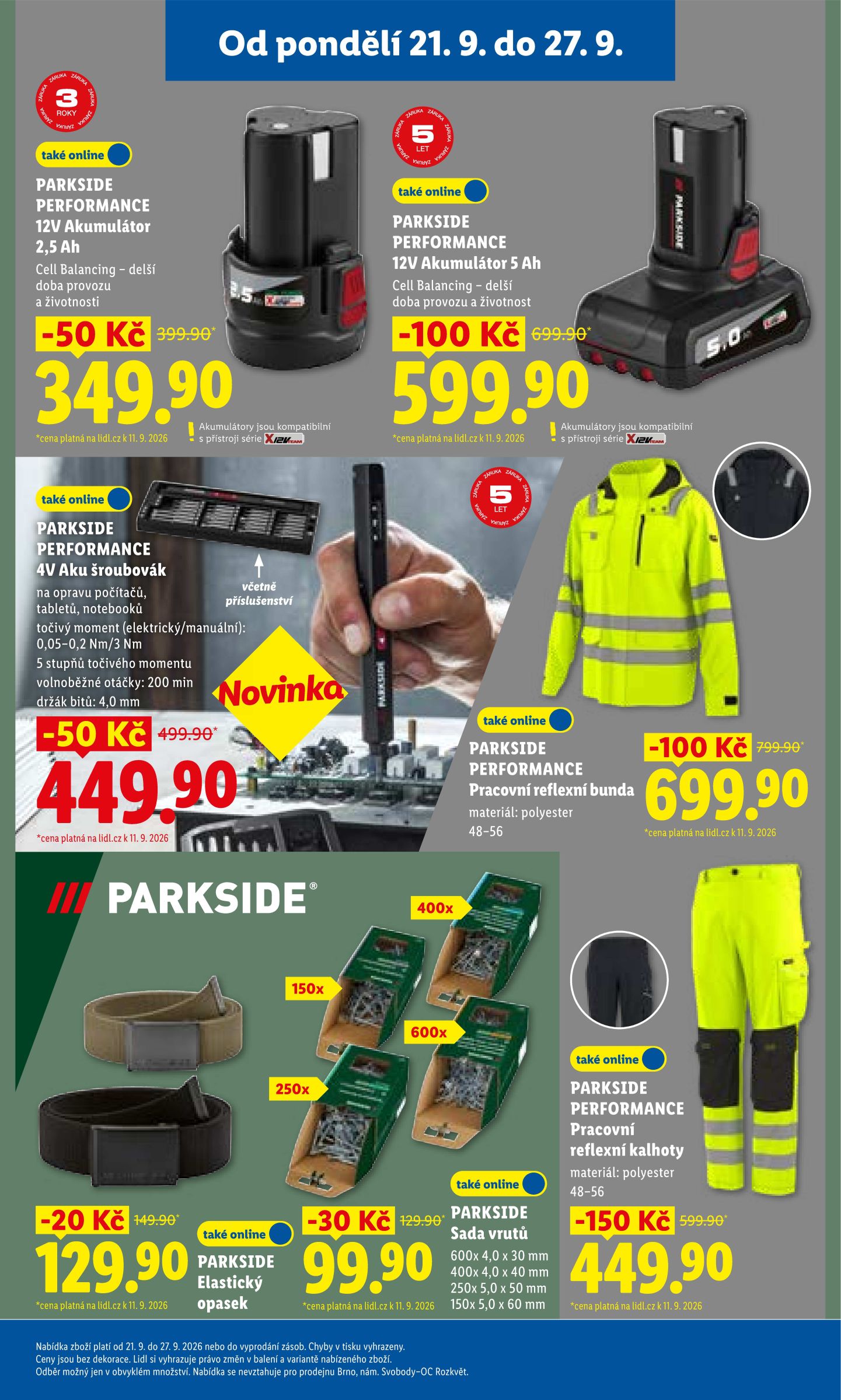 lidl - Lidl leták na příští týden od pondělí 21.09.2026 do středy 23.09.2026 - page: 43