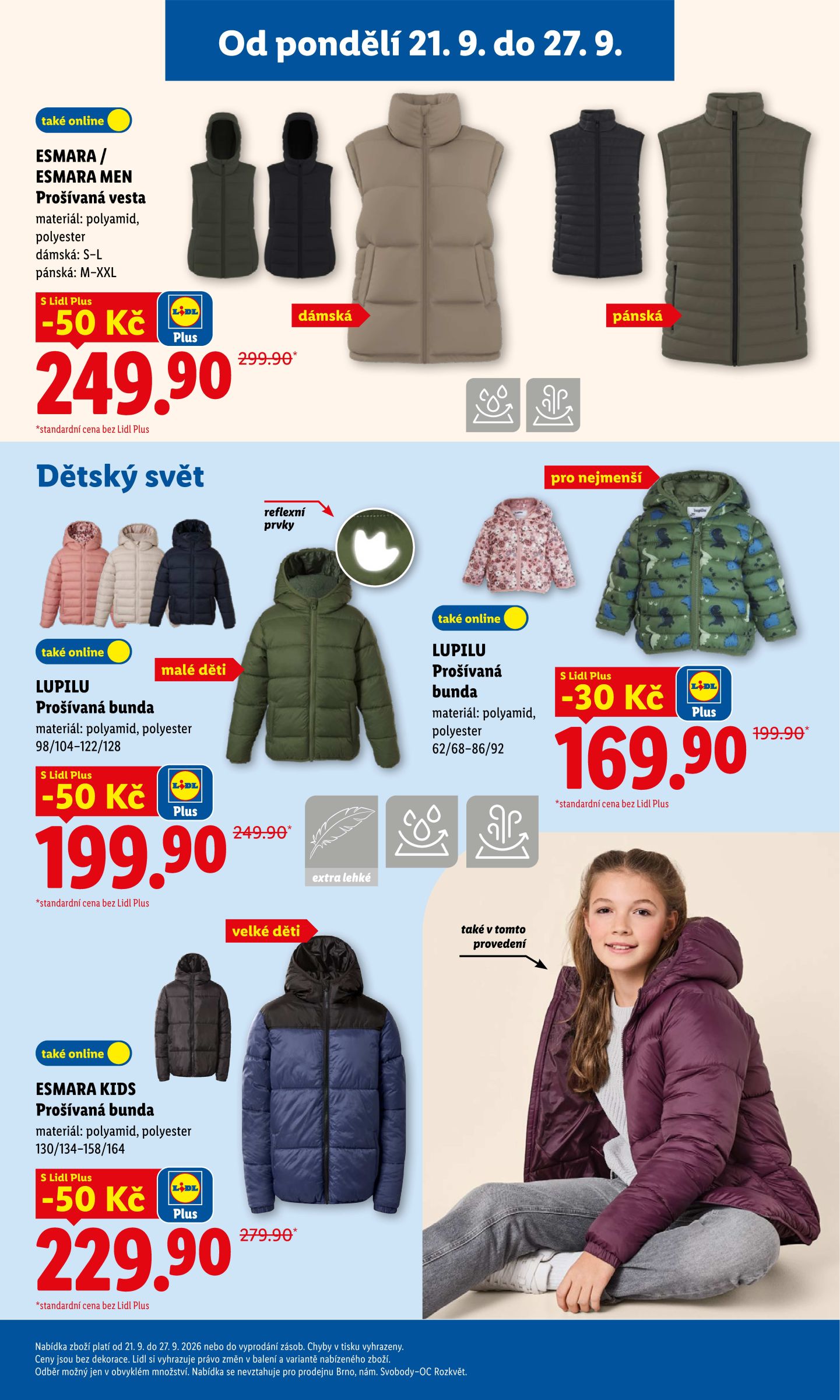 lidl - Lidl leták na příští týden od pondělí 21.09.2026 do středy 23.09.2026 - page: 39