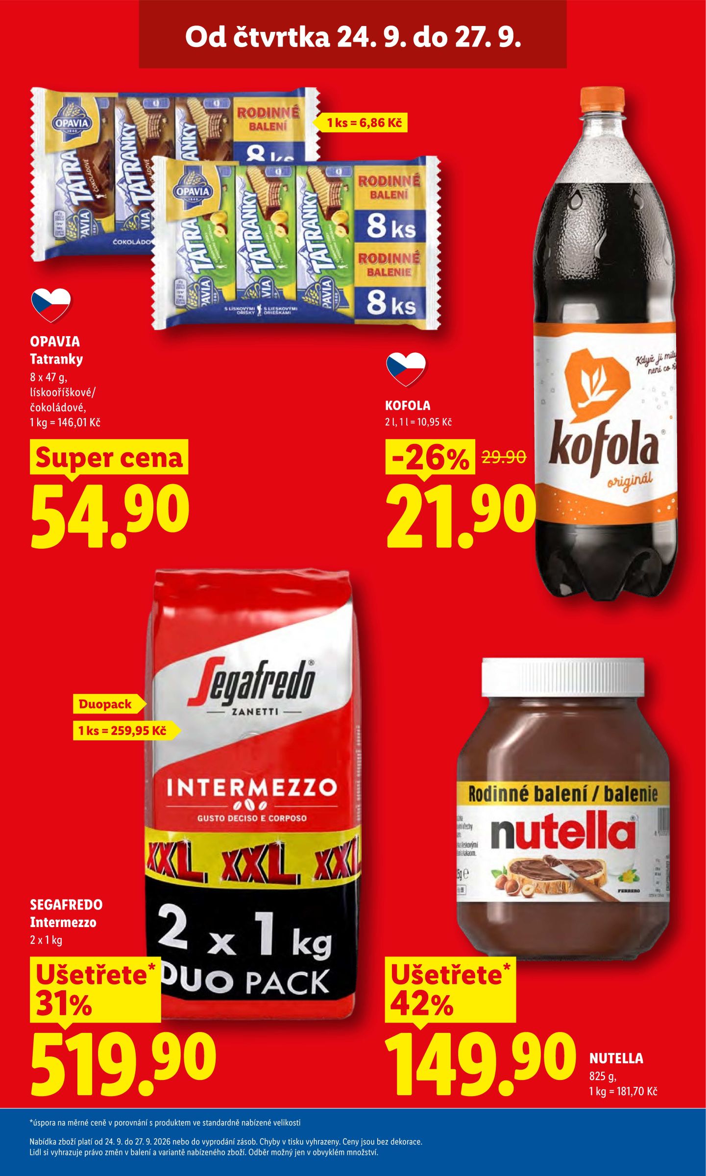 lidl - Lidl leták na příští týden od čtvrtka 24.09.2026 do neděle 27.09.2026 - page: 3