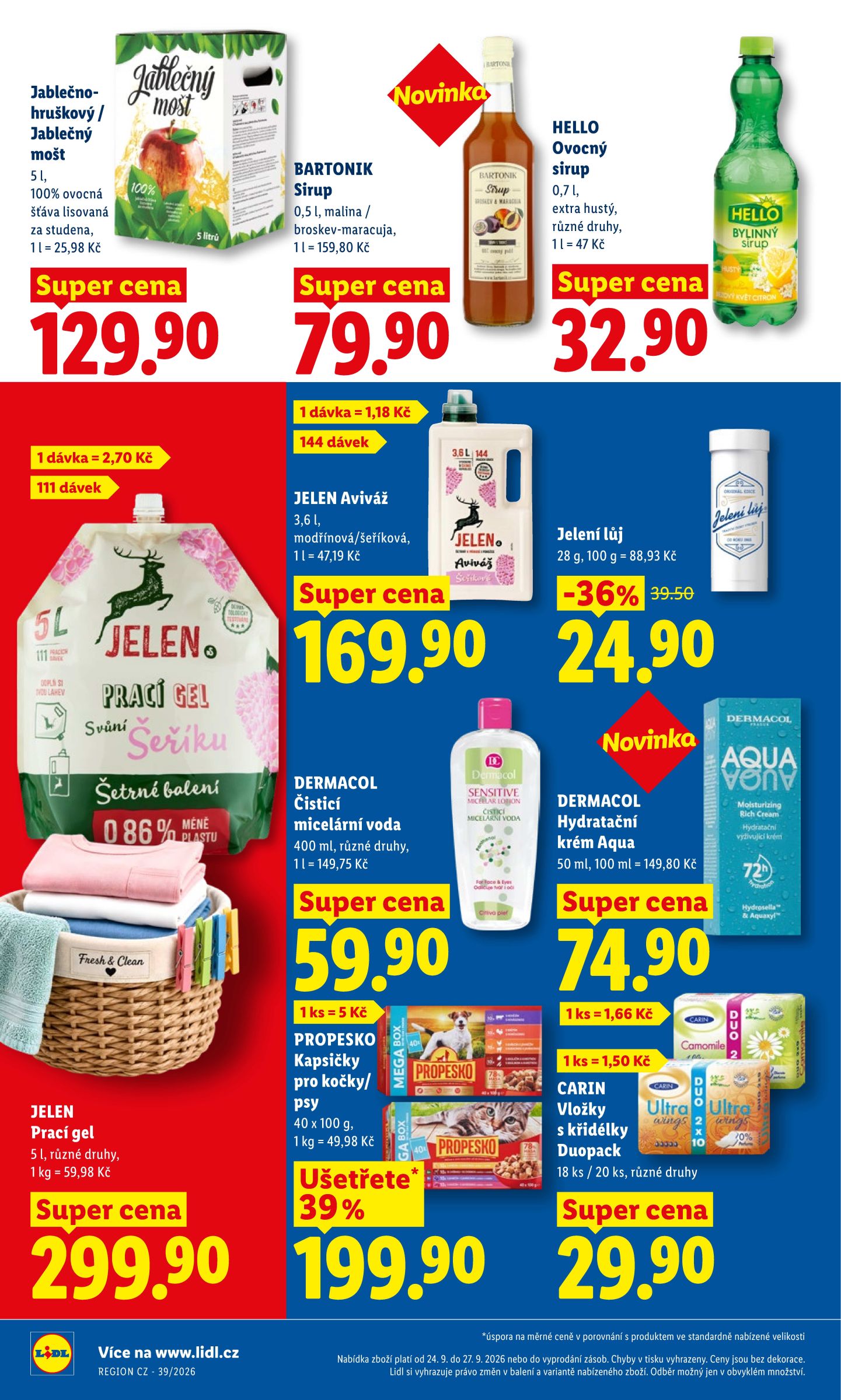 lidl - Lidl leták na příští týden od čtvrtka 24.09.2026 do neděle 27.09.2026 - page: 26