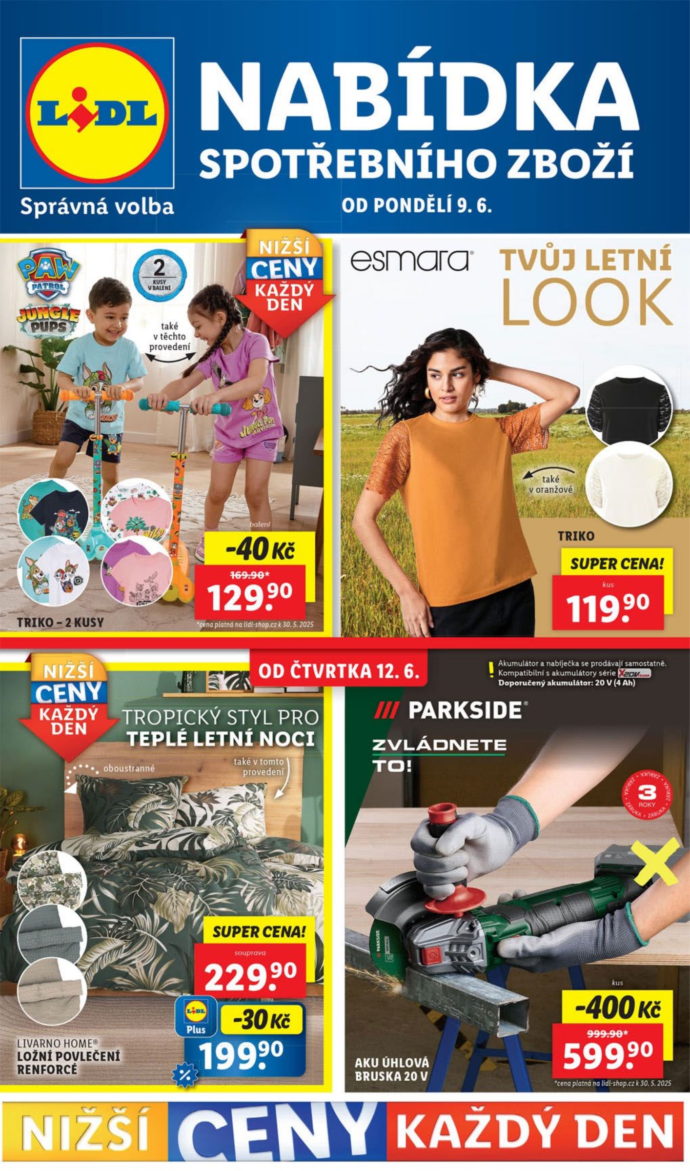 lidl - Leták Lidl - Spotřební zboží od 09.06. do 15.06.