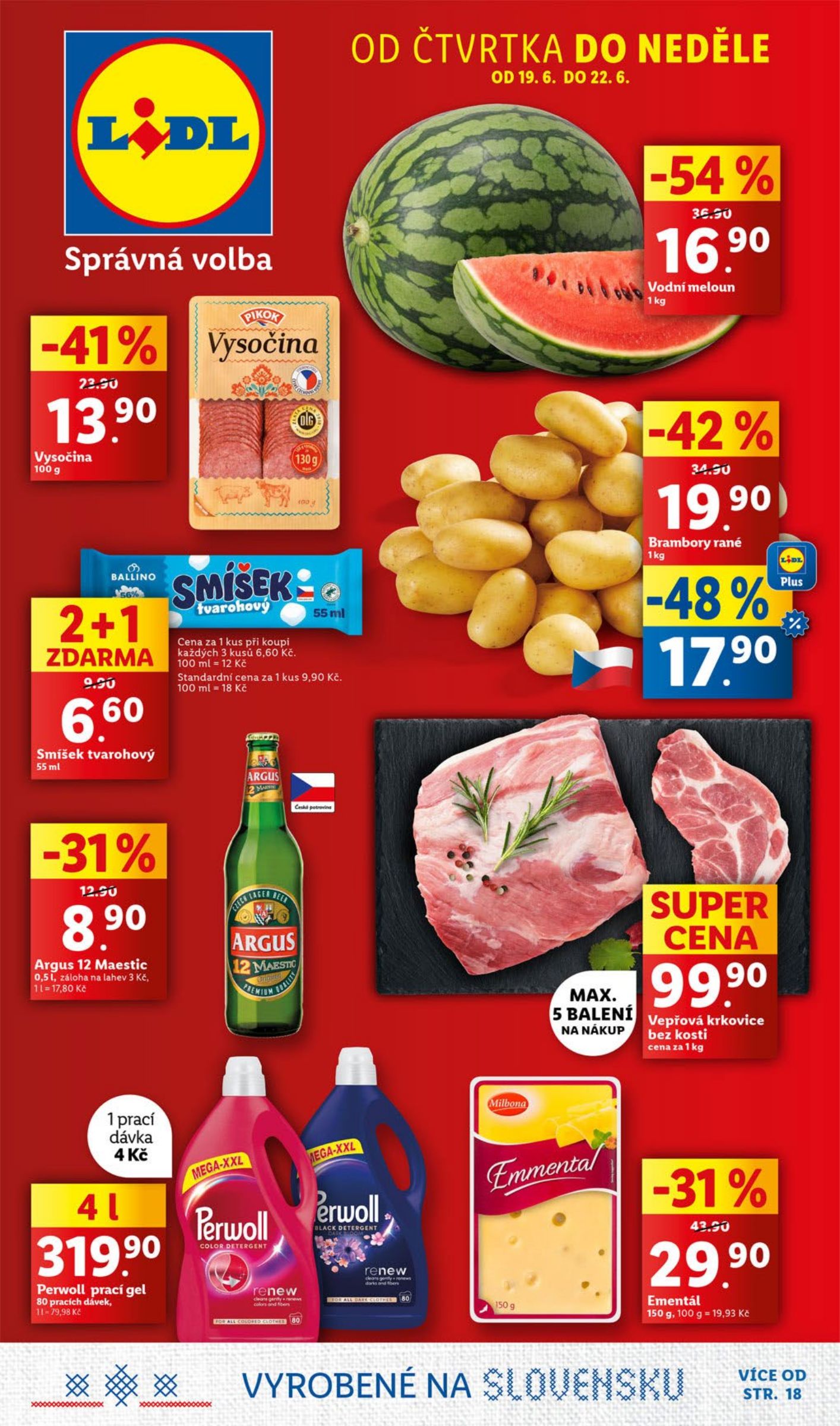 lidl - Leták Lidl od 19.06. do 22.06.