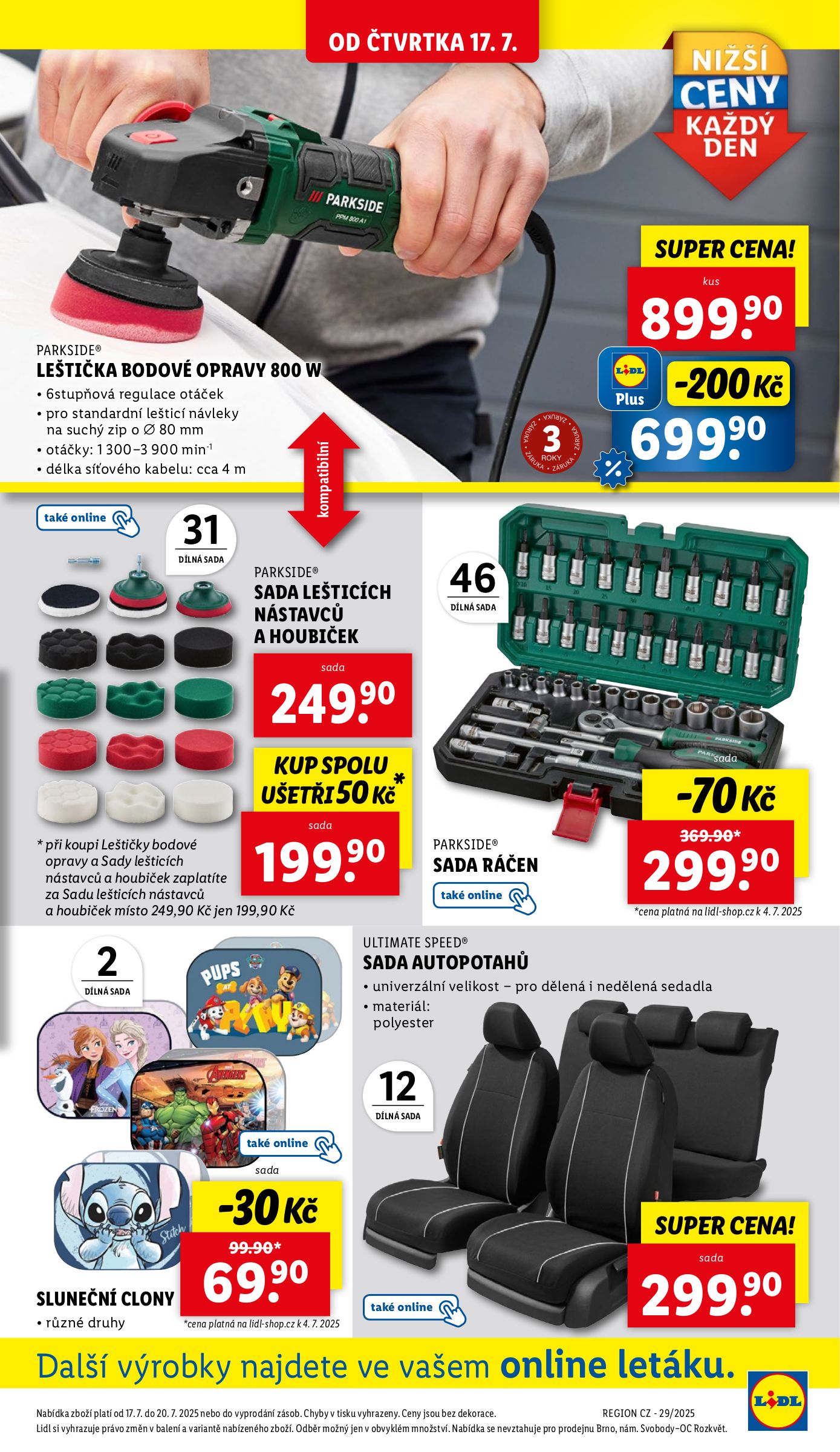 lidl - Leták Lidl od 17.07. do 20.07. - page: 29 lidl - Leták Lidl od 17.07. do 20.07. - page: 29