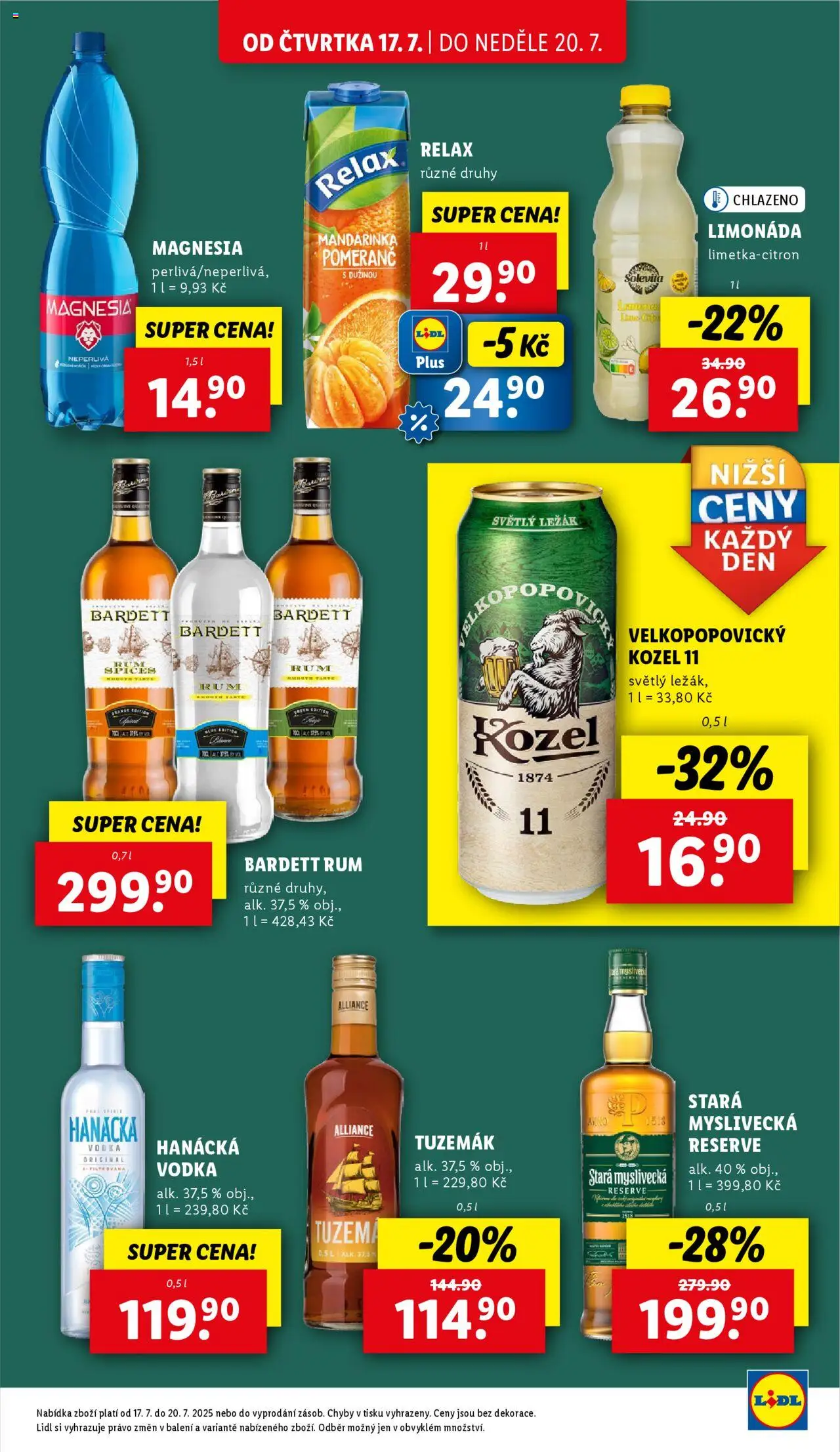 lidl - LIDL leták 17.07.2025 - 20.07.2025 - page: 23 lidl - LIDL leták 17.07.2025 - 20.07.2025 - page: 23