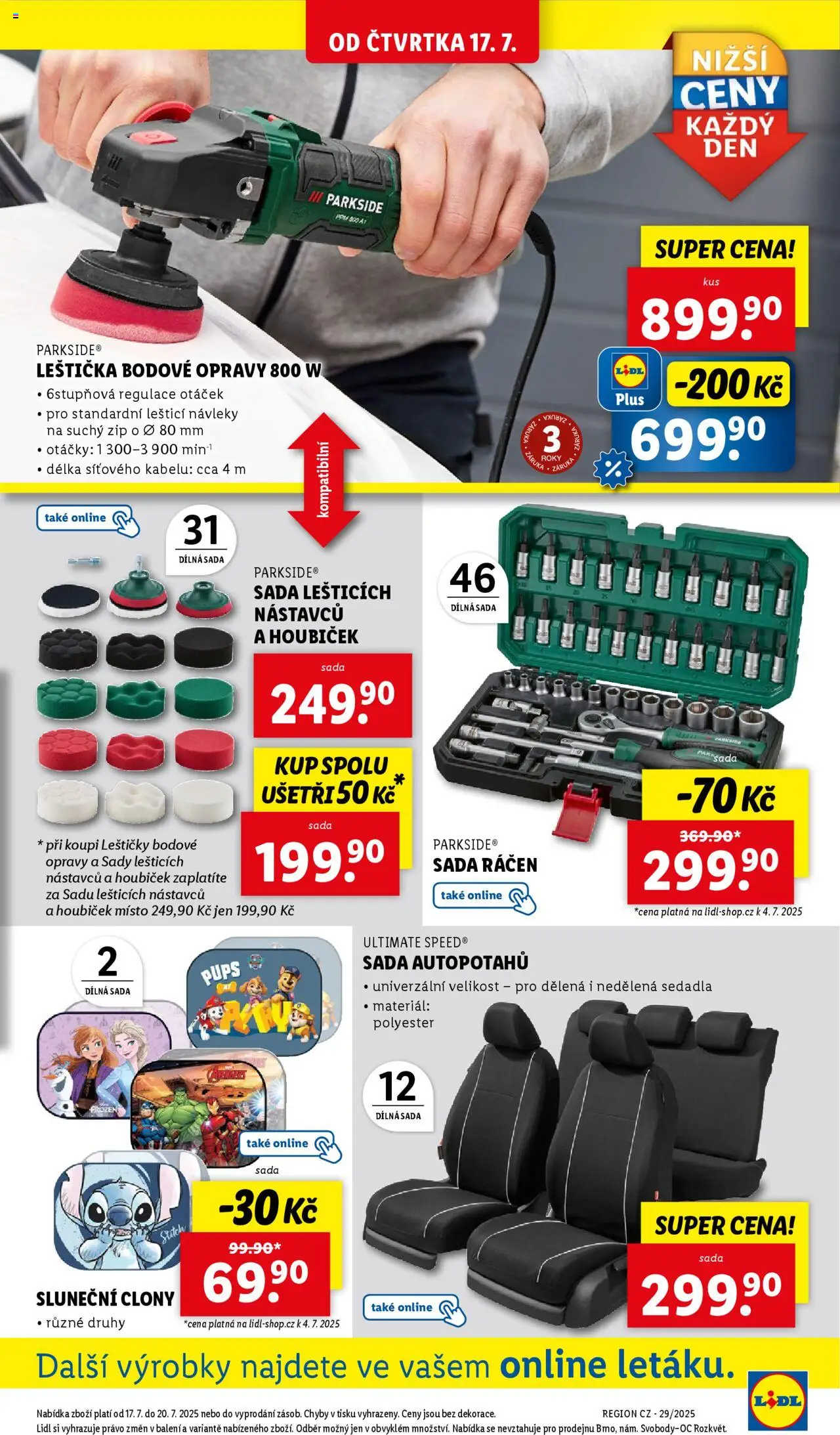 lidl - LIDL leták 17.07.2025 - 20.07.2025 - page: 29 lidl - LIDL leták 17.07.2025 - 20.07.2025 - page: 29
