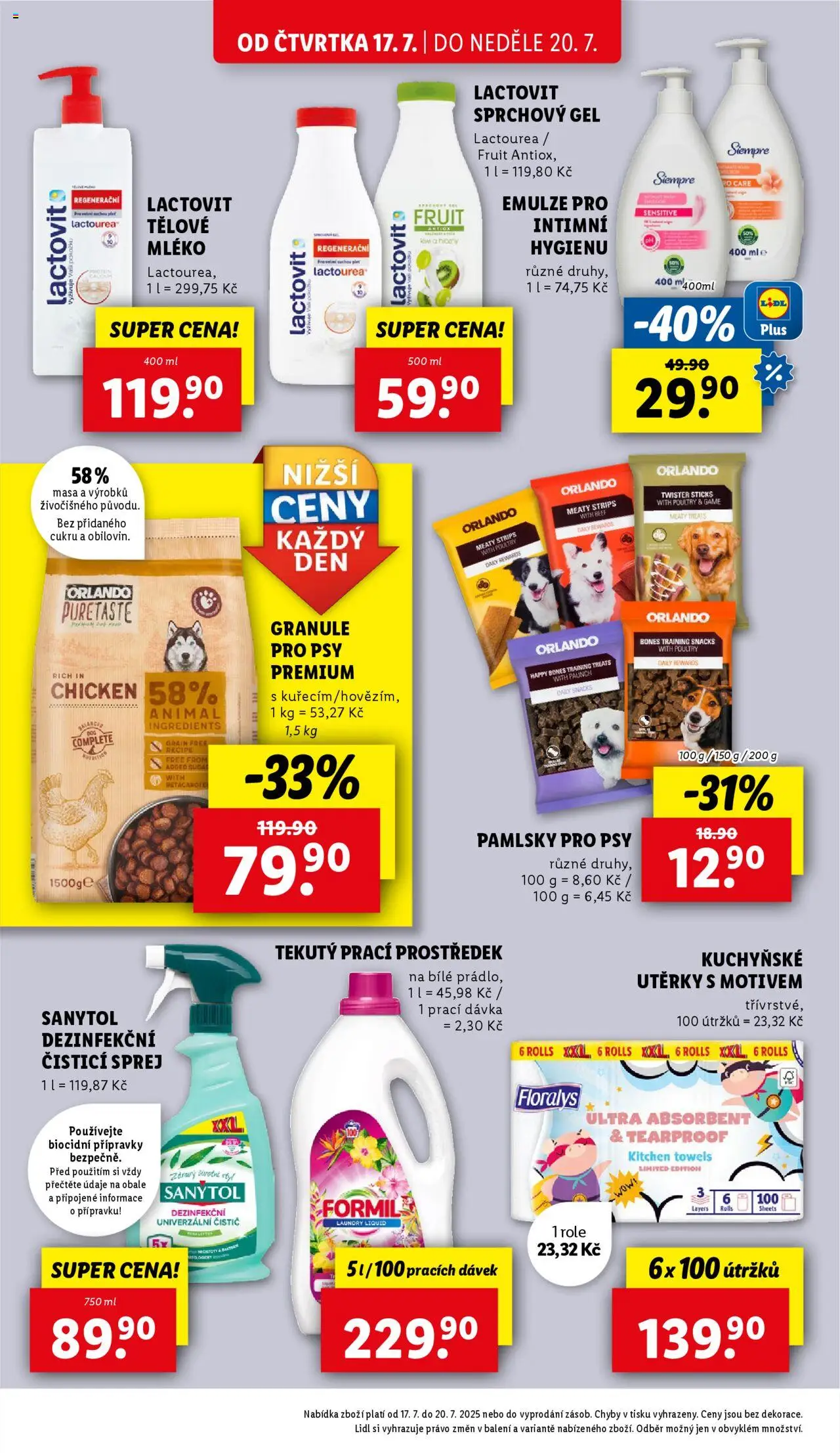 lidl - LIDL leták 17.07.2025 - 20.07.2025 - page: 26 lidl - LIDL leták 17.07.2025 - 20.07.2025 - page: 26