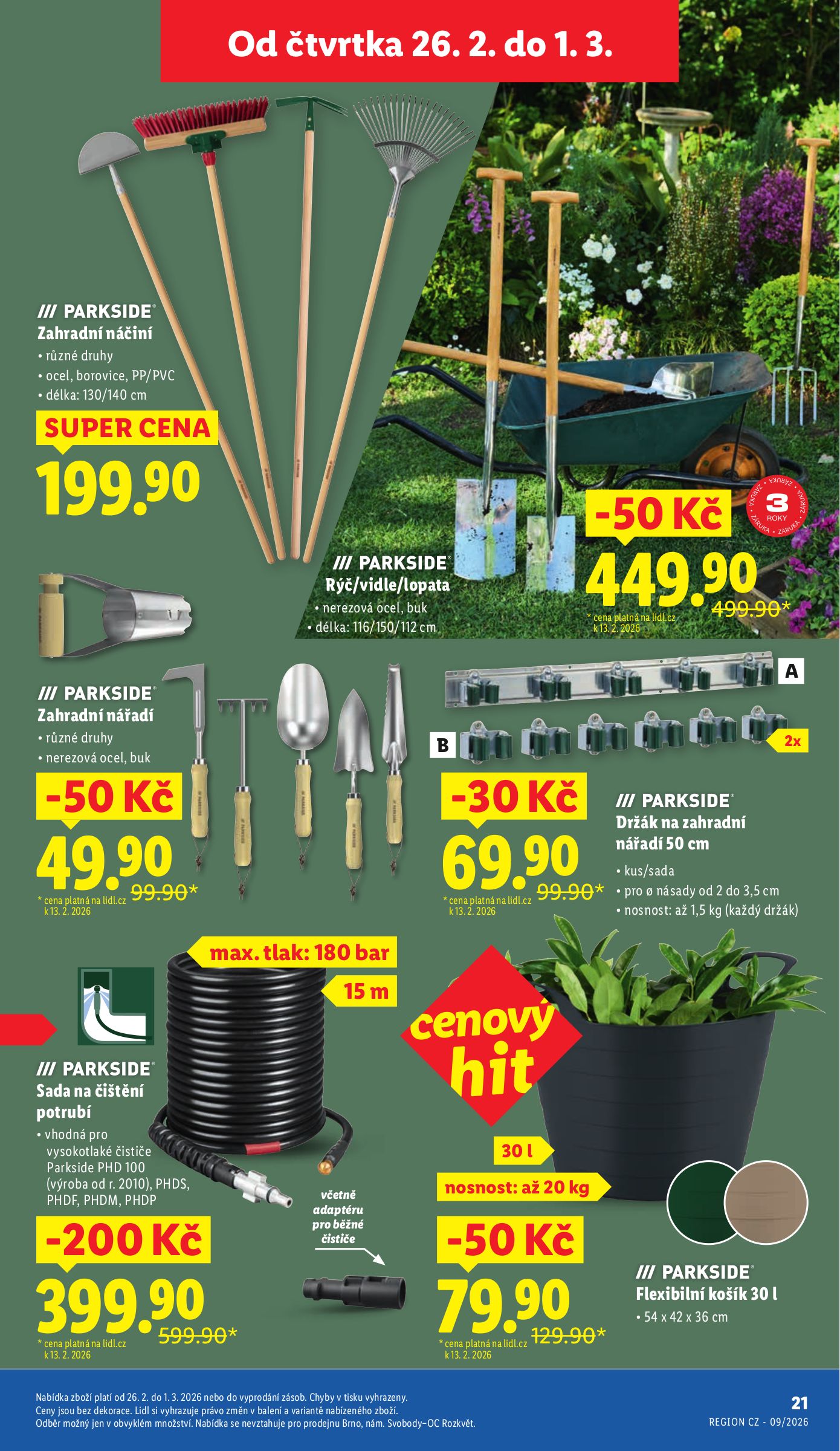 lidl - Lidl - Zahradní brožura leták platný od úterý 24.02.2026 do neděle 15.03.2026 - page: 9