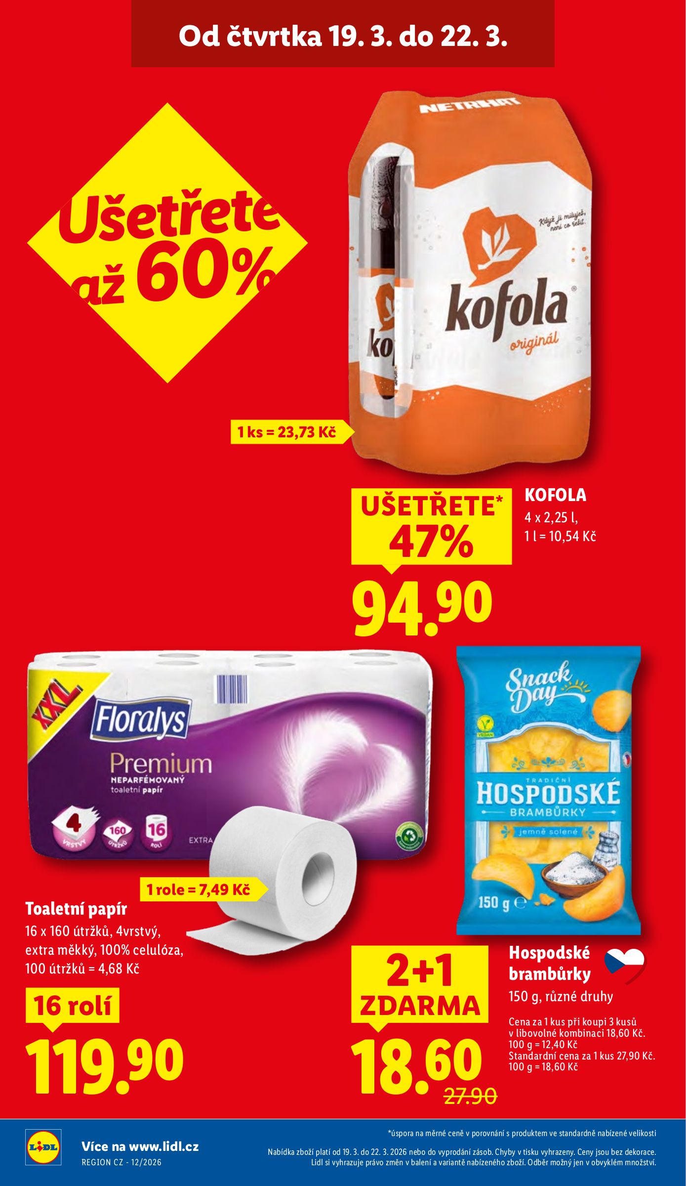 lidl - Lidl leták platný od čtvrtka 19.03.2026 do neděle 22.03.2026 - page: 2
