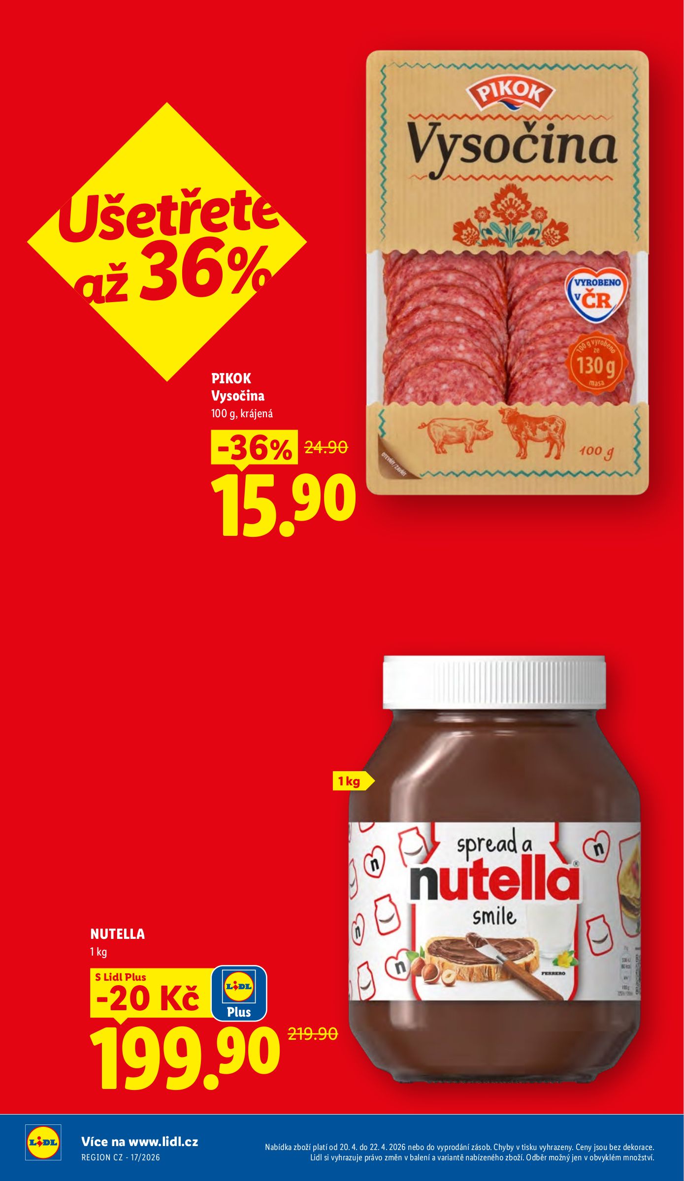 lidl - Lidl leták na příští týden od pondělí 20.04.2026 do středy 22.04.2026 - page: 4
