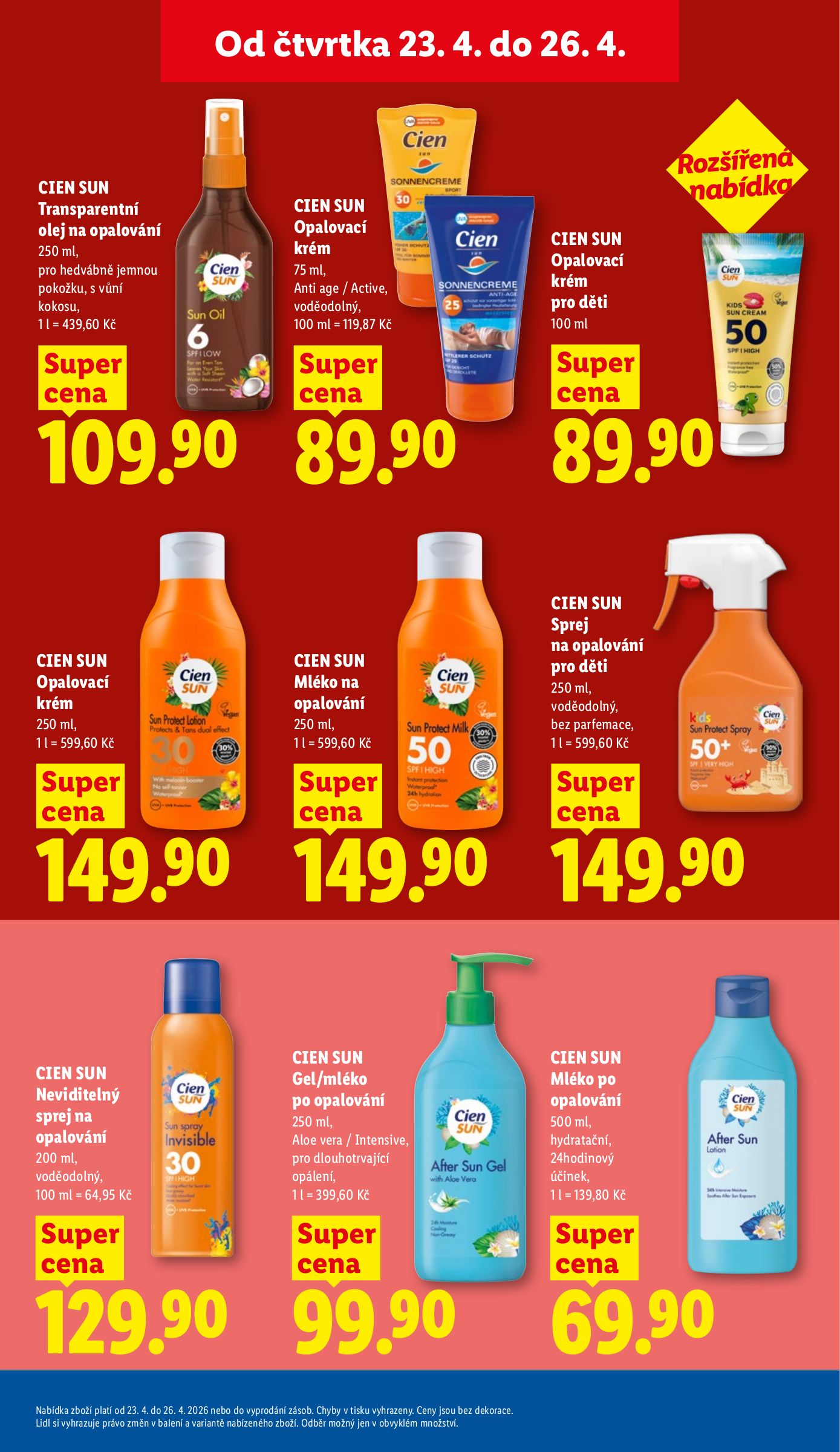 lidl - Lidl leták na příští týden od čtvrtka 23.04.2026 do neděle 26.04.2026 - page: 29