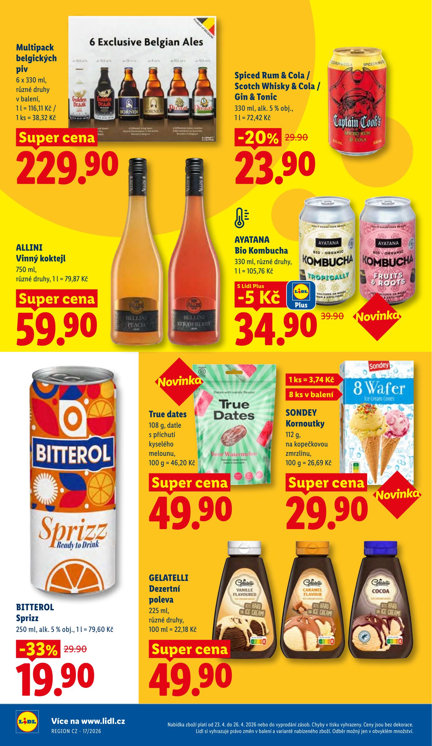 lidl - Aktuální Lidl leták platný od čtvrtka 23.04.2026 do neděle 26.04.2026 - page: 18