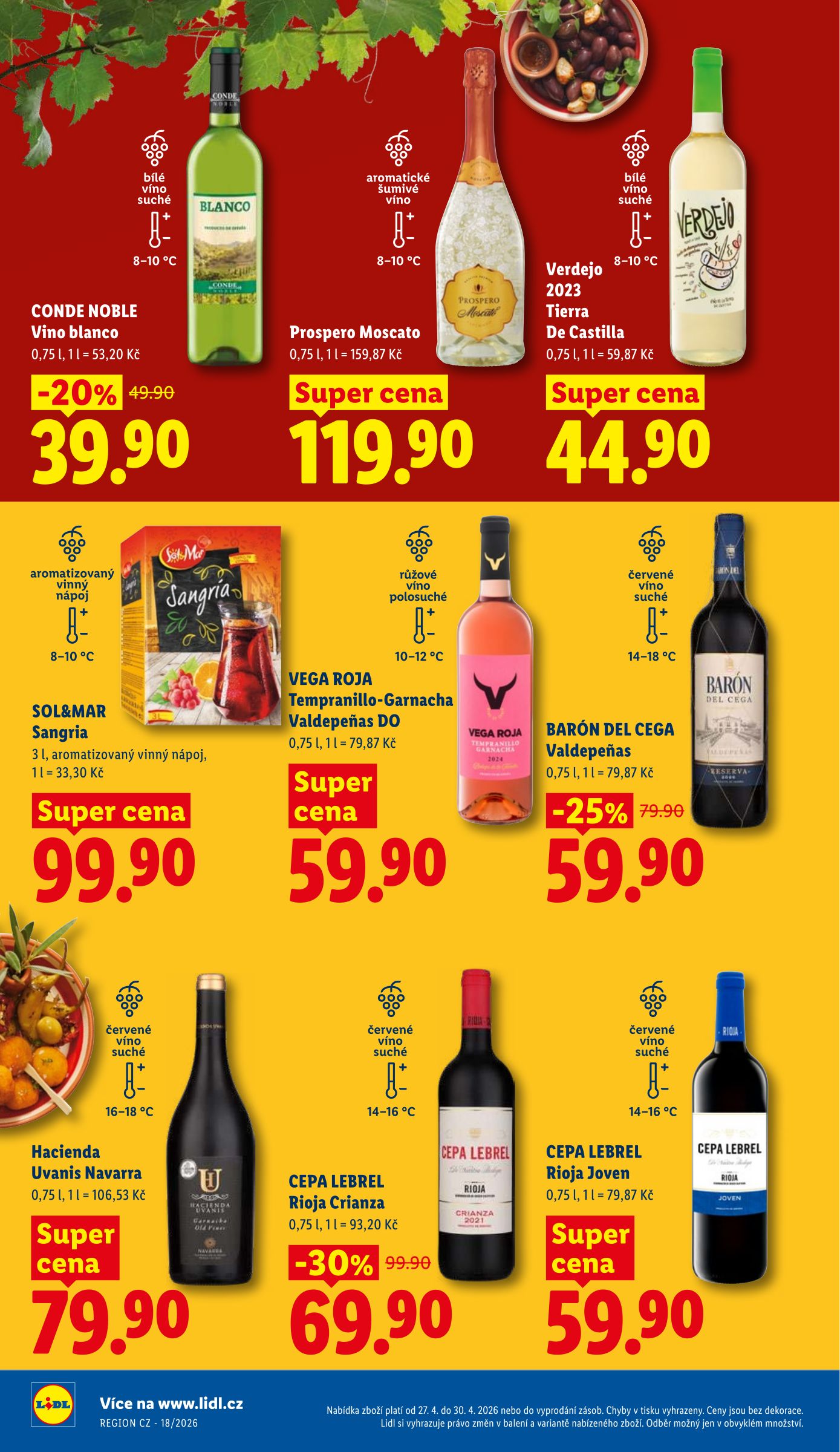 lidl - Lidl leták na příští týden od pondělí 27.04.2026 do čtvrtka 30.04.2026 - page: 22