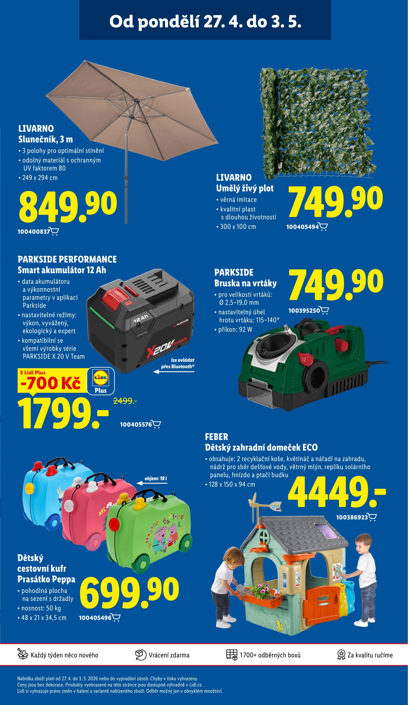 lidl - Lidl - Spotřební zboží leták na příští týden od pondělí 27.04.2026 do neděle 03.05.2026 - page: 29