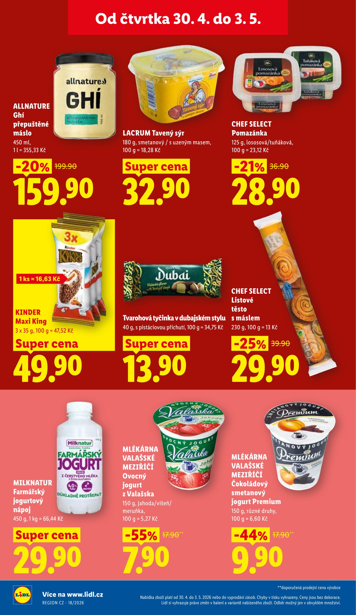 lidl - Lidl leták na příští týden od čtvrtka 30.04.2026 do neděle 03.05.2026 - page: 18