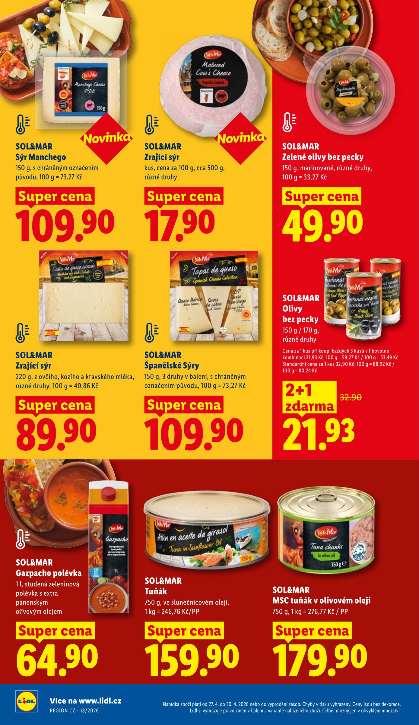 lidl - Aktuální Lidl leták platný od pondělí 27.04.2026 do čtvrtka 30.04.2026 - page: 18