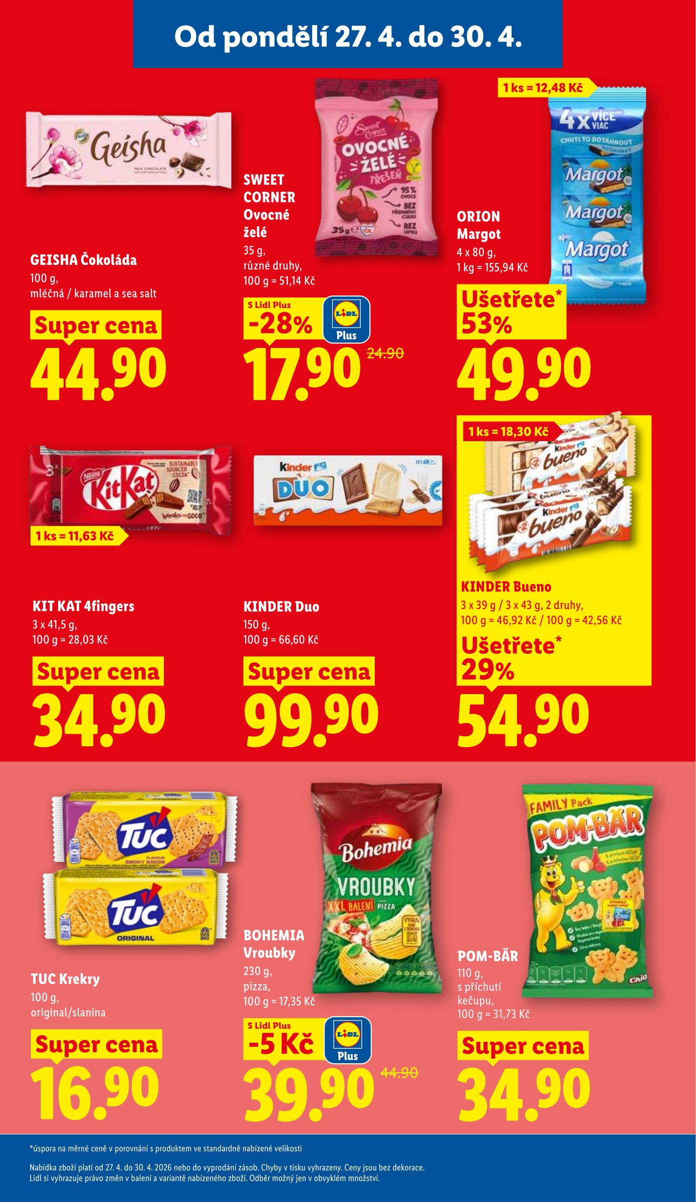 lidl - Aktuální Lidl leták platný od pondělí 27.04.2026 do čtvrtka 30.04.2026 - page: 27