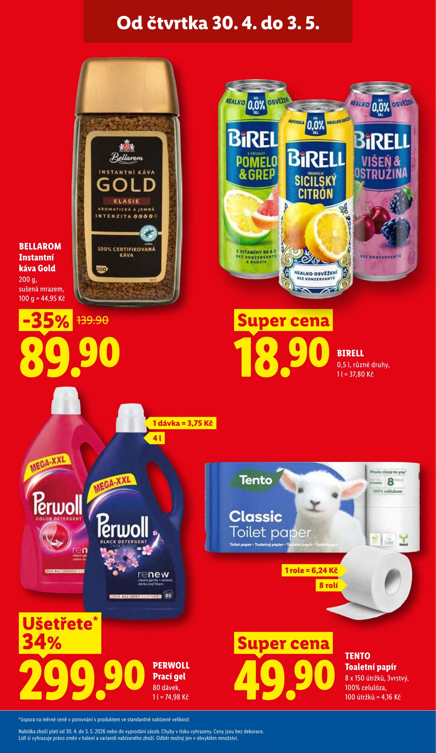 lidl - Aktuální Lidl leták platný od čtvrtka 30.04.2026 do neděle 03.05.2026 - page: 3