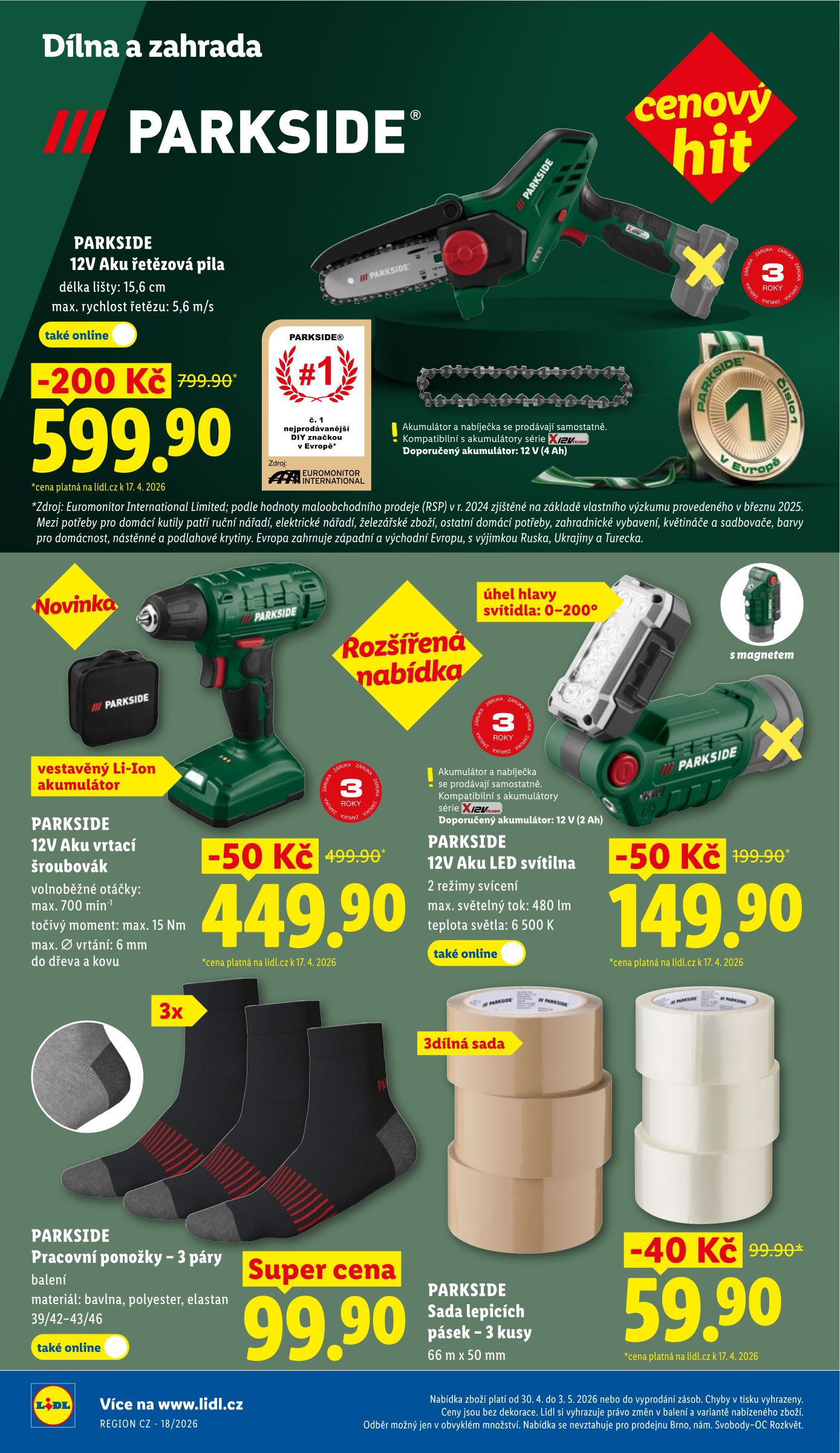 lidl - Aktuální Lidl leták platný od čtvrtka 30.04.2026 do neděle 03.05.2026 - page: 34