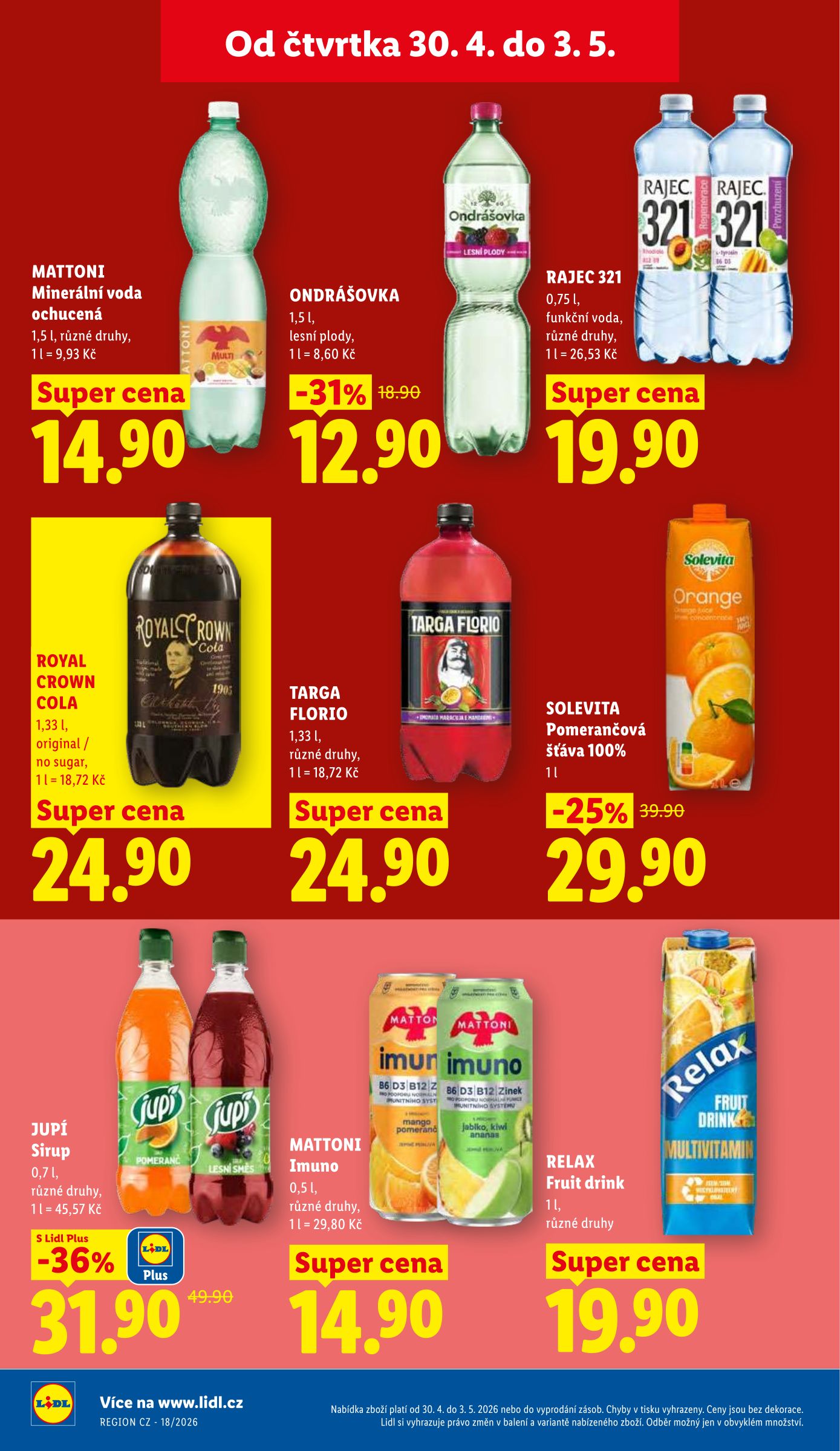 lidl - Aktuální Lidl leták platný od čtvrtka 30.04.2026 do neděle 03.05.2026 - page: 24