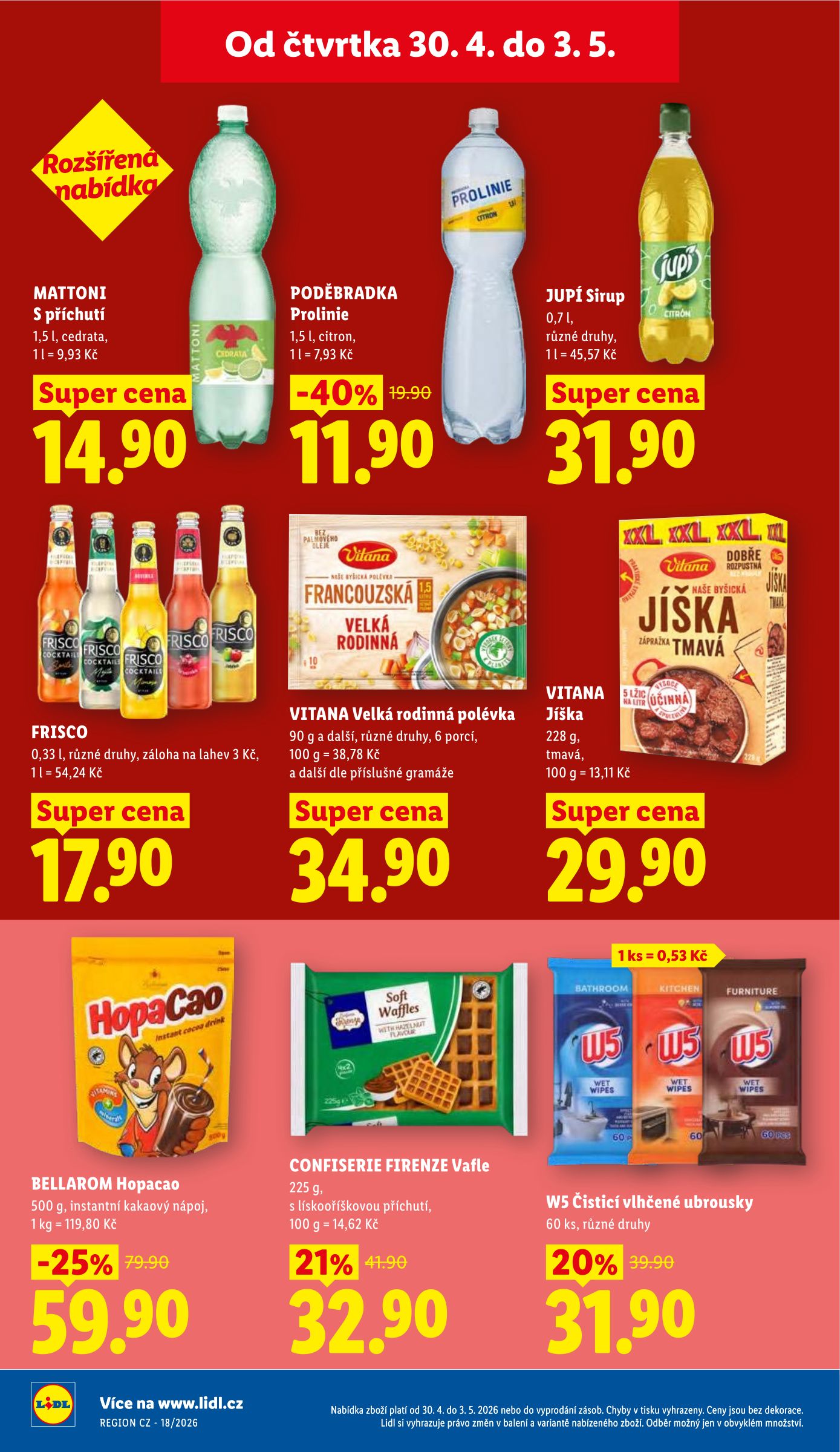lidl - Aktuální Lidl leták platný od čtvrtka 30.04.2026 do neděle 03.05.2026 - page: 21