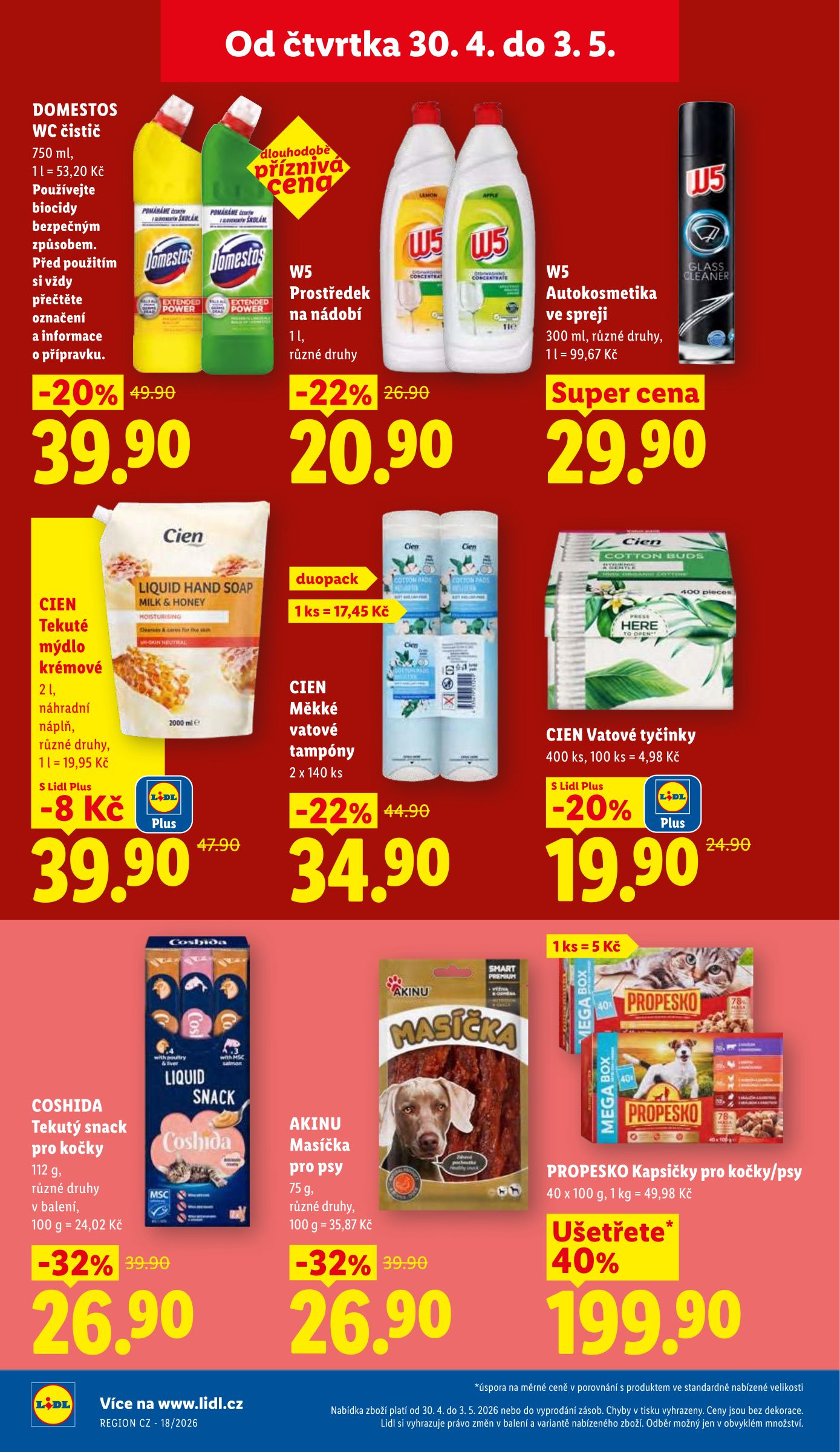 lidl - Aktuální Lidl leták platný od čtvrtka 30.04.2026 do neděle 03.05.2026 - page: 26
