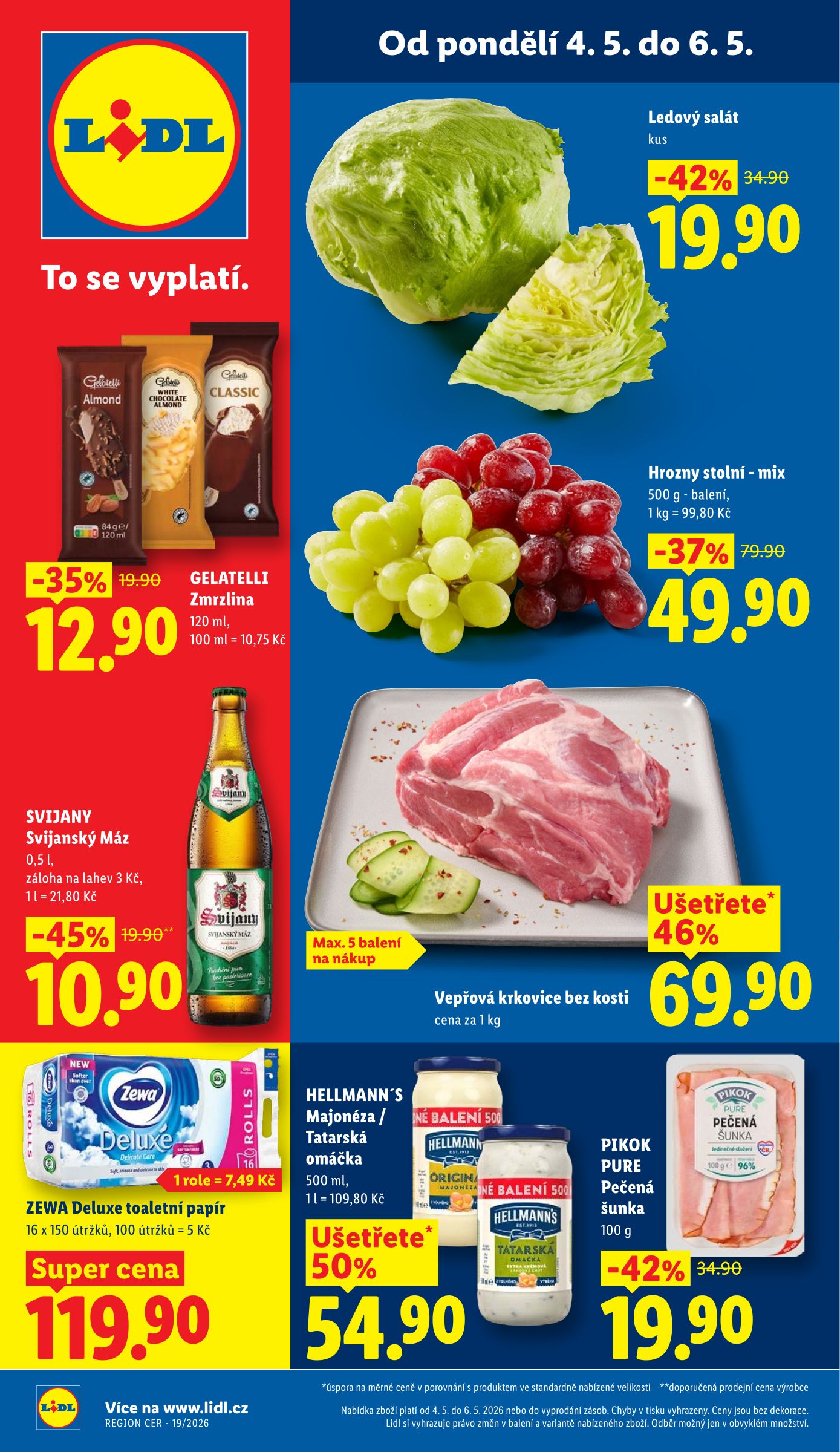 lidl - Lidl leták na příští týden od pondělí 04.05.2026 do středy 06.05.2026