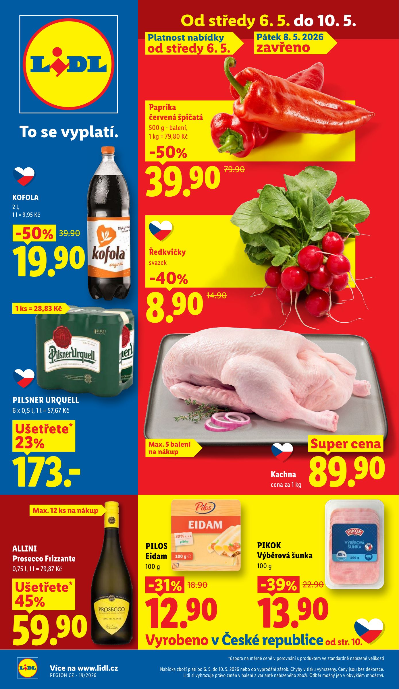 lidl - Lidl leták na příští týden od středy 06.05.2026 do neděle 10.05.2026