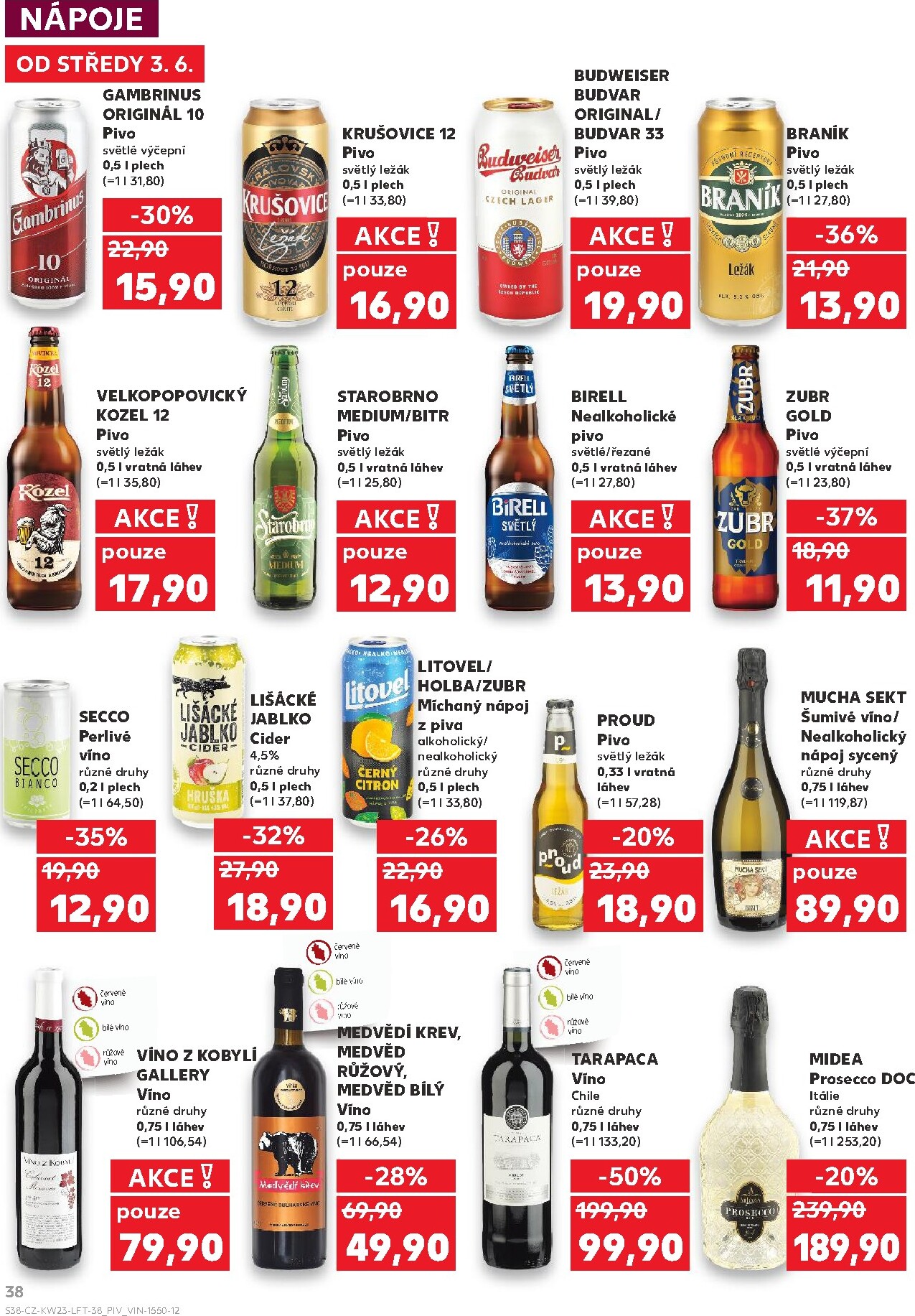 kaufland - Kaufland - Praha 4 leták na příští týden od středy 03.06.2026 do úterý 09.06.2026 - page: 38