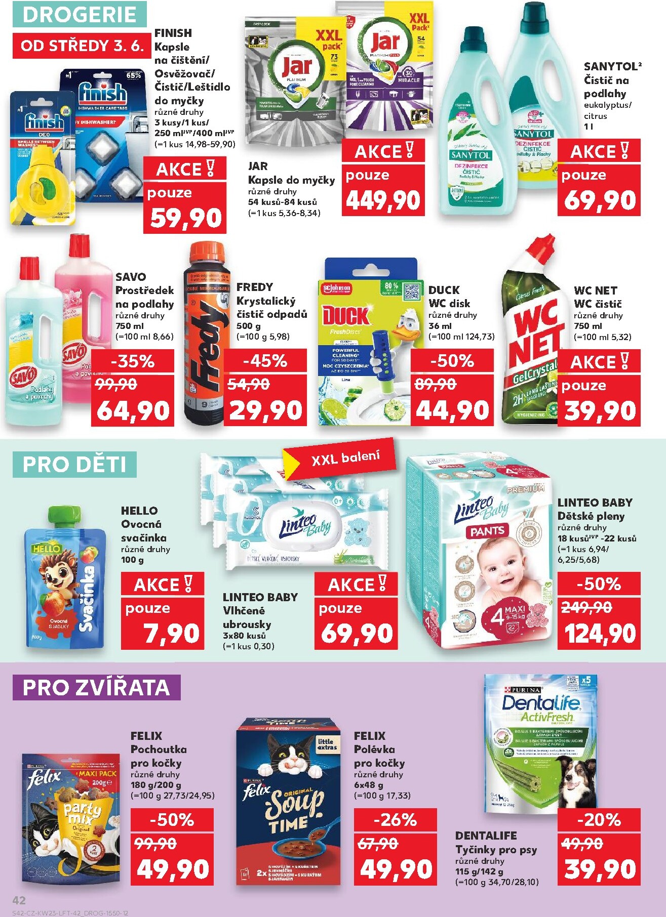 kaufland - Kaufland - Praha 4 leták na příští týden od středy 03.06.2026 do úterý 09.06.2026 - page: 42