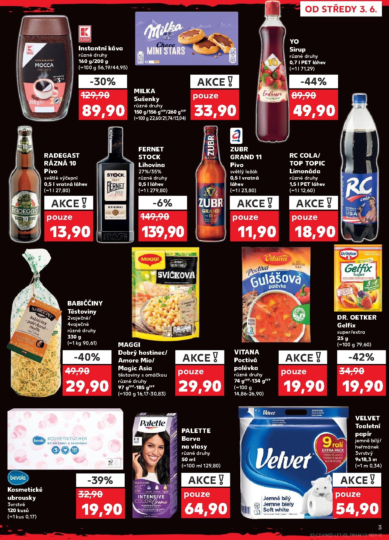 kaufland - Kaufland - Praha 4 leták na příští týden od středy 03.06.2026 do úterý 09.06.2026 - page: 3