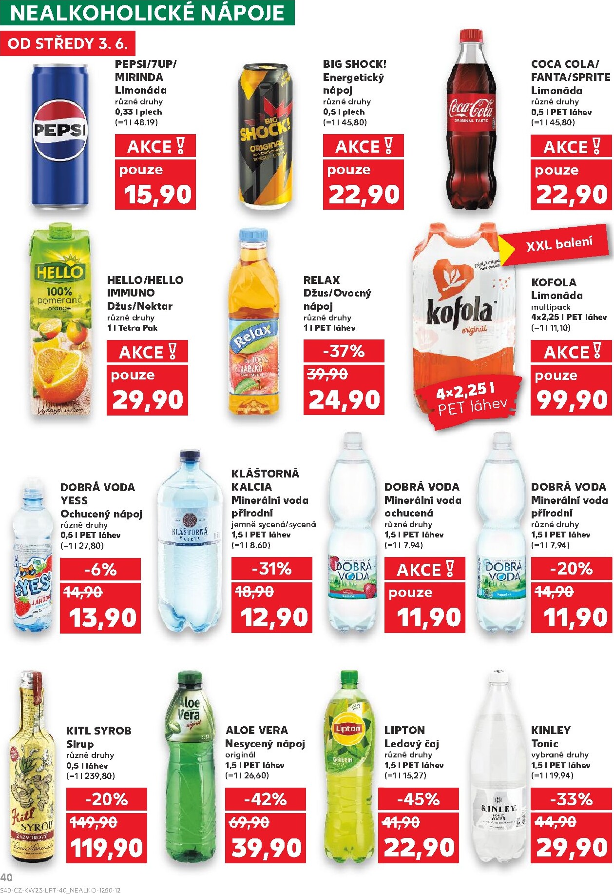 kaufland - Kaufland - Praha 4 leták na příští týden od středy 03.06.2026 do úterý 09.06.2026 - page: 40