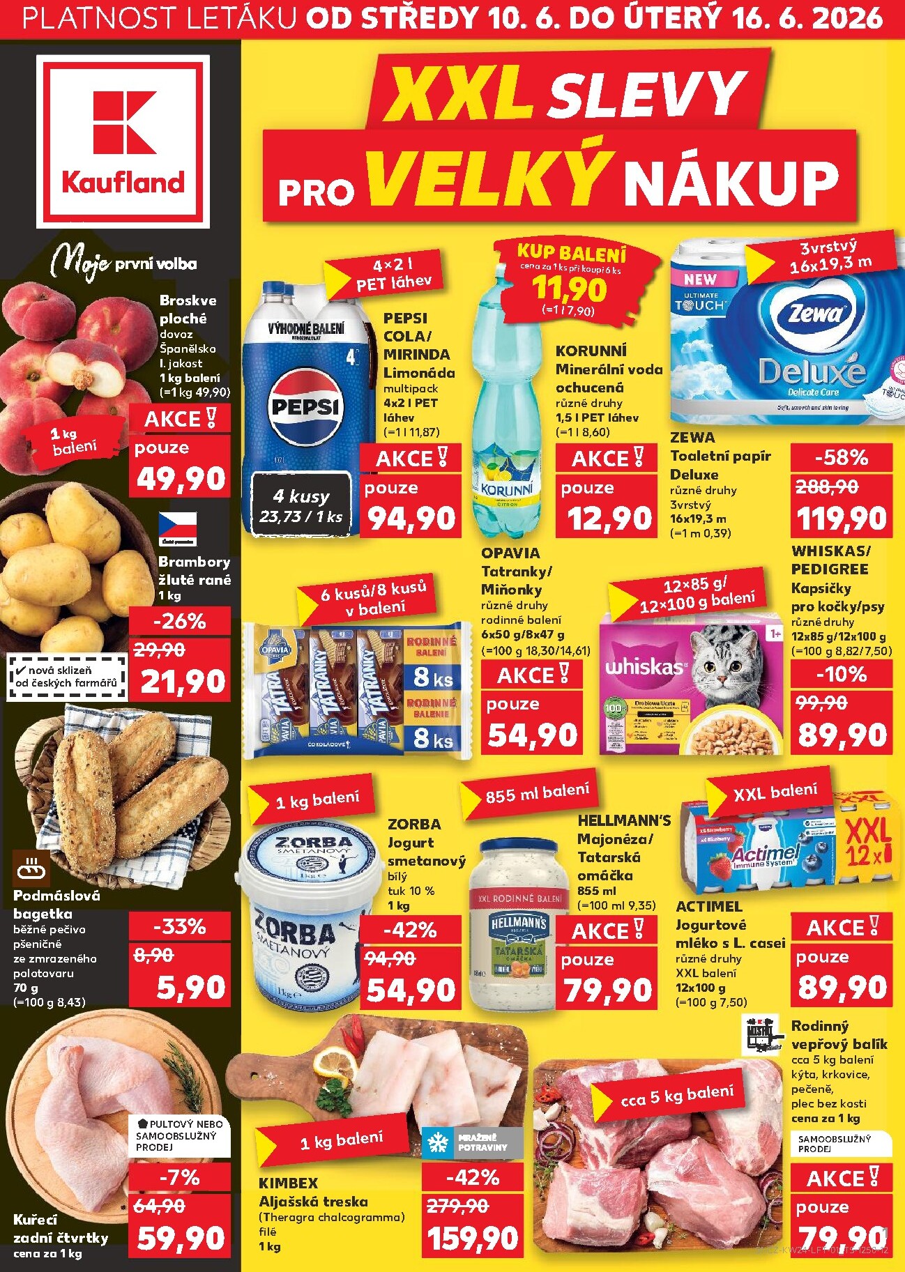 kaufland - Budoucí Kaufland - Praha 4 leták platný od středy 10.06.2026 do úterý 16.06.2026