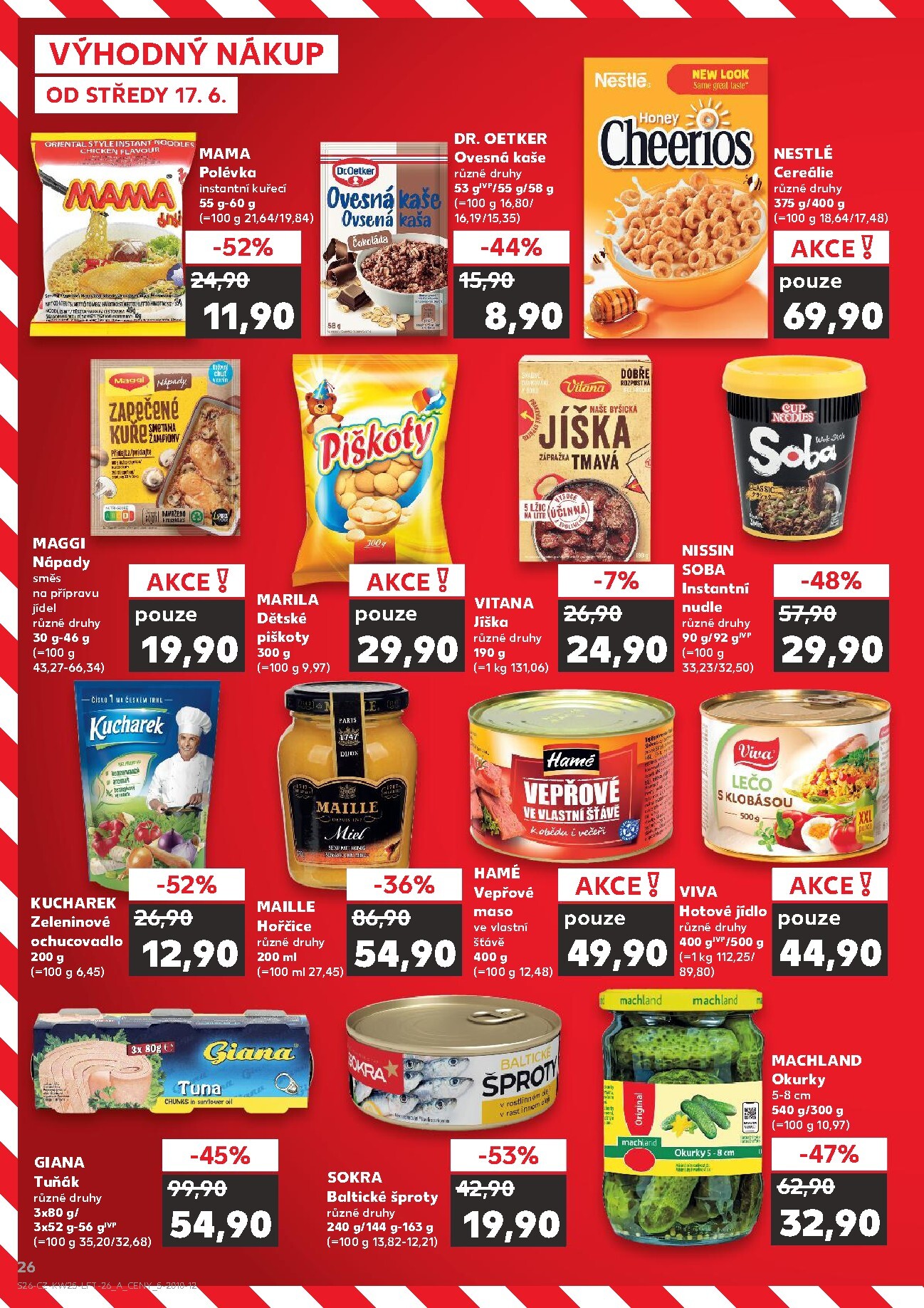 kaufland - Kaufland - Brno leták na příští týden od středy 17.06.2026 do úterý 23.06.2026 - page: 26