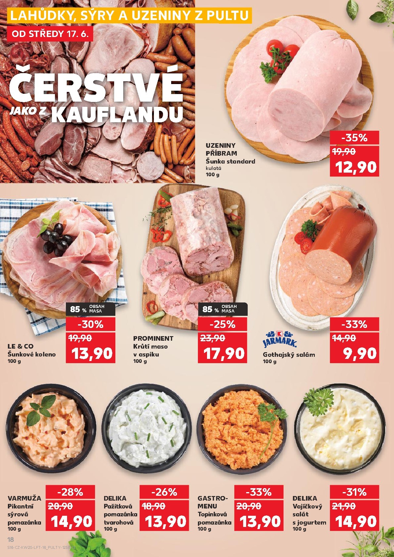 kaufland - Kaufland - Praha 4 leták na příští týden od středy 17.06.2026 do úterý 23.06.2026 - page: 18