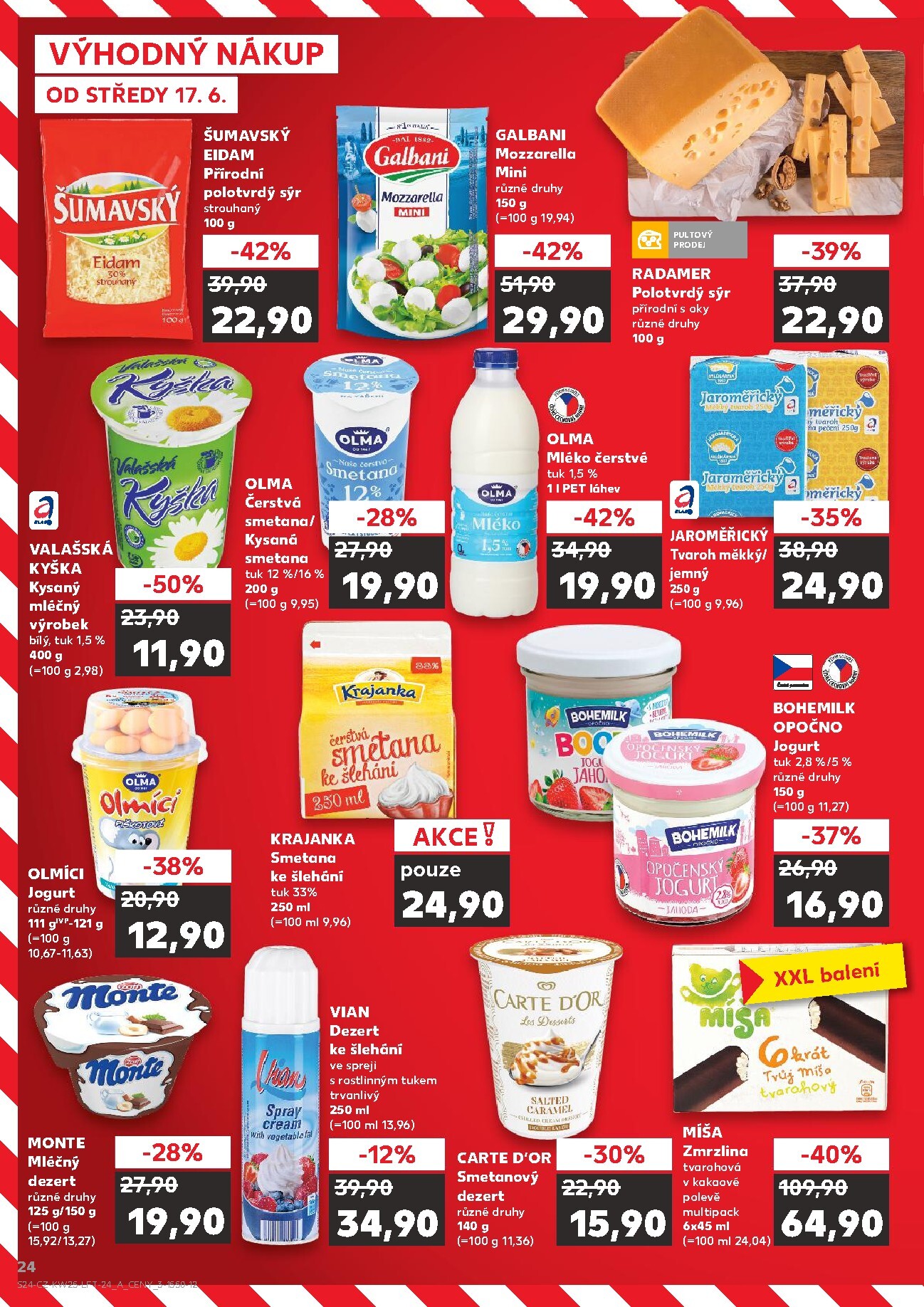 kaufland - Kaufland - Praha 4 leták na příští týden od středy 17.06.2026 do úterý 23.06.2026 - page: 24