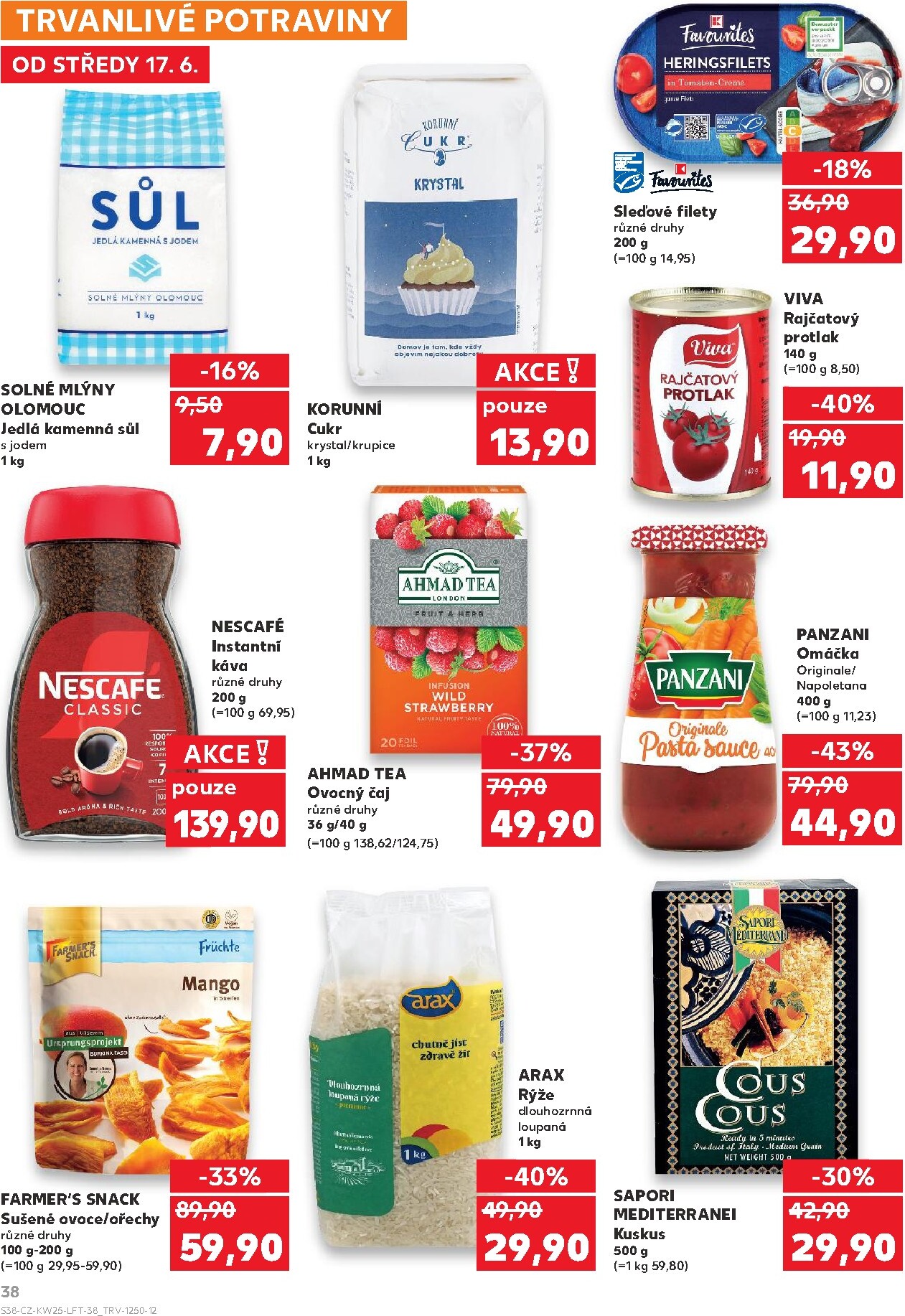 kaufland - Kaufland - Ostrava leták na příští týden od středy 17.06.2026 do úterý 23.06.2026 - page: 38