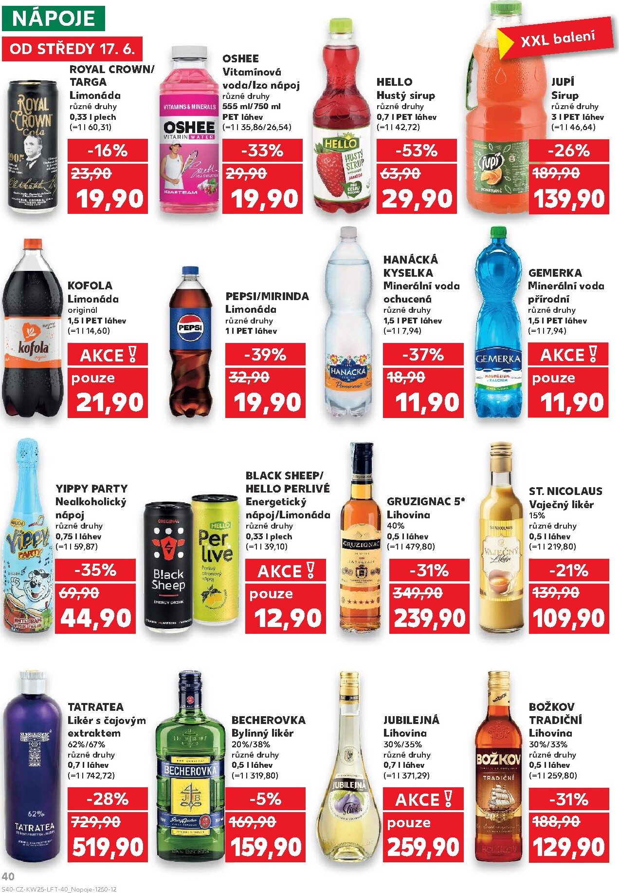 kaufland - Kaufland - Ostrava leták na příští týden od středy 17.06.2026 do úterý 23.06.2026 - page: 40