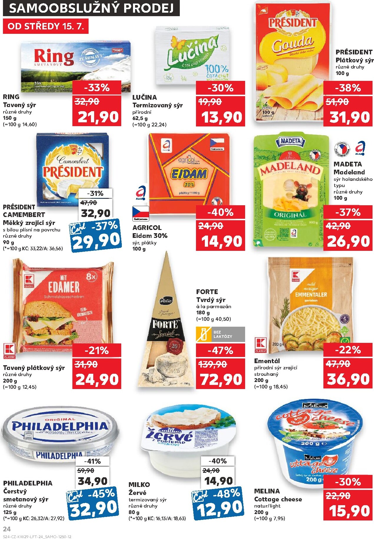 kaufland - Aktuální Kaufland - Leták - Brno leták platný od středy 15.07.2026 do úterý 21.07.2026 - page: 24